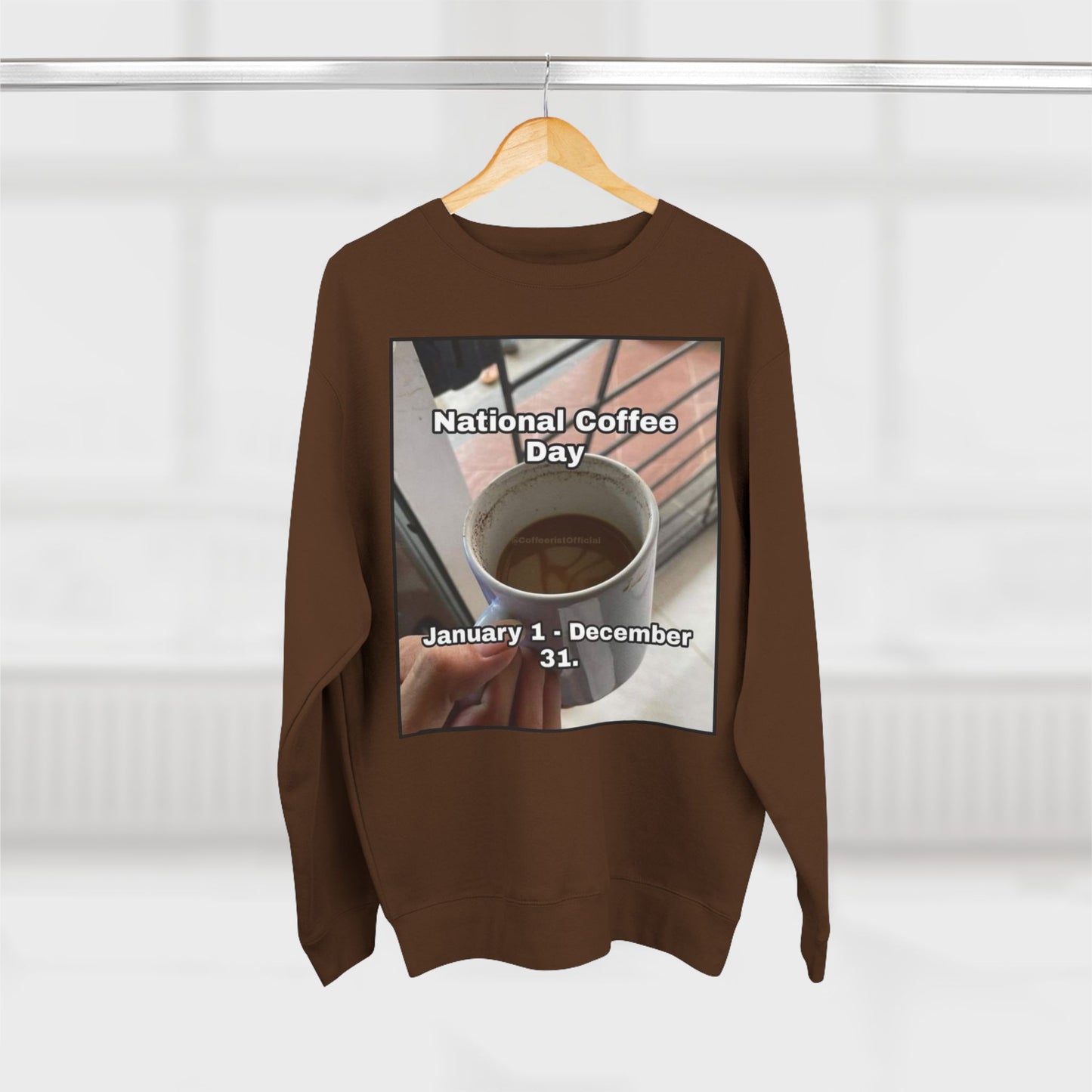 National Coffee Day Unisex Crewneck Sweatshirt