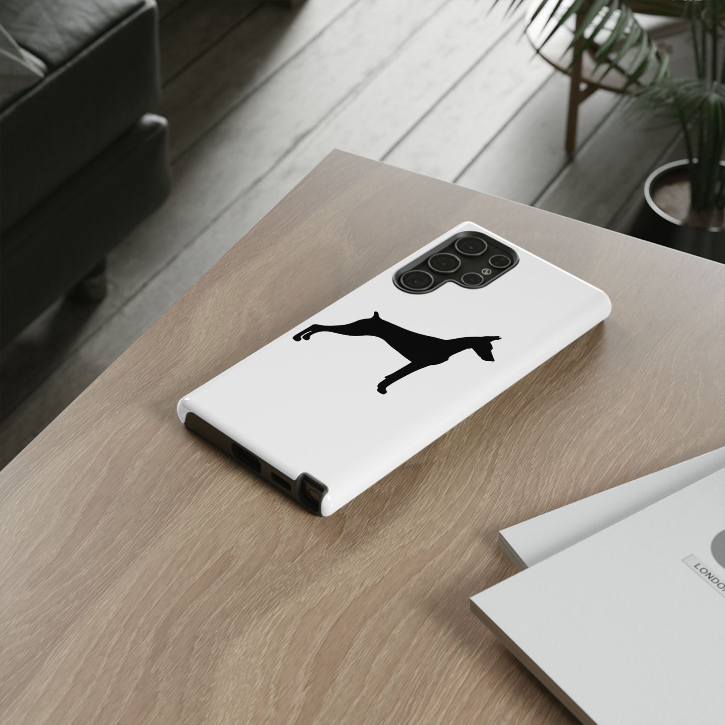 Doberman Silhouette Samsung Case