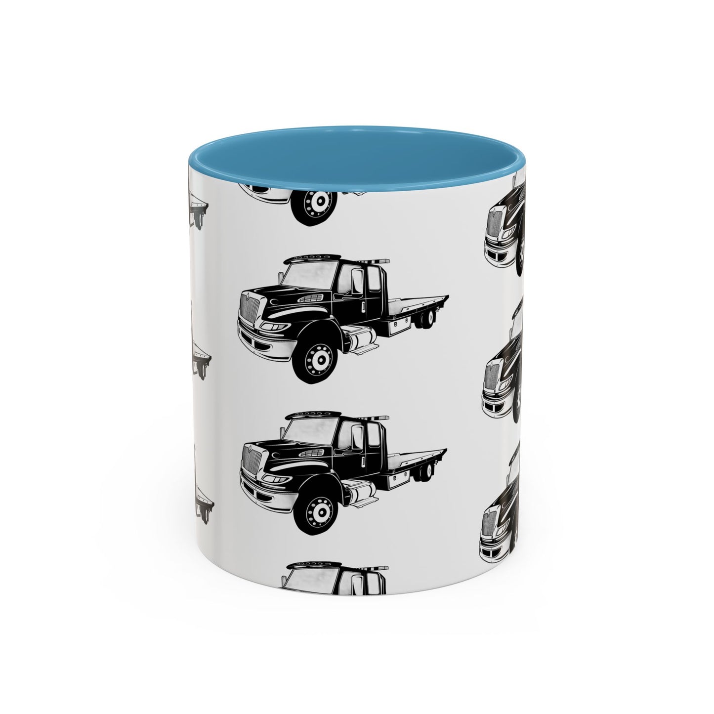Flatbed Tow Truck 2-Tone Coffee Mug