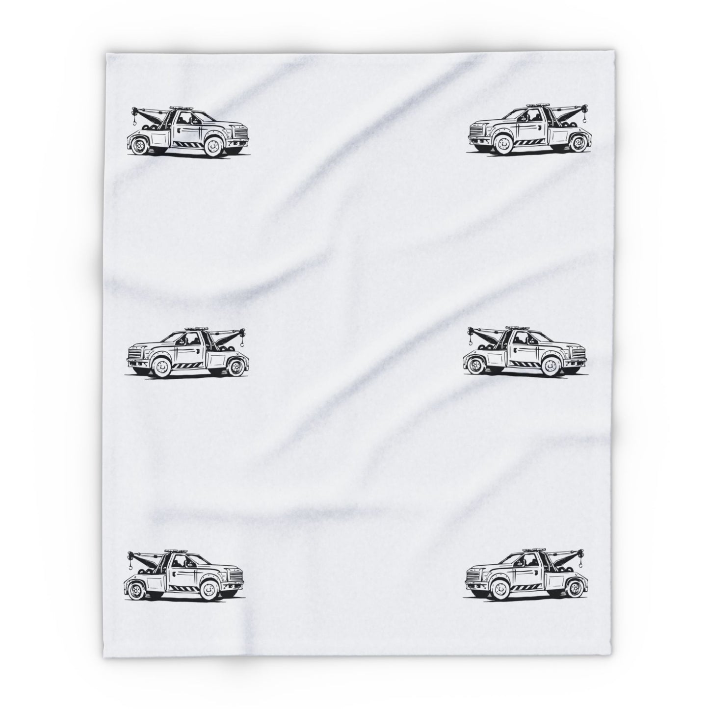 Wheel Lift Tow Truck Arctic Fleece Blanket