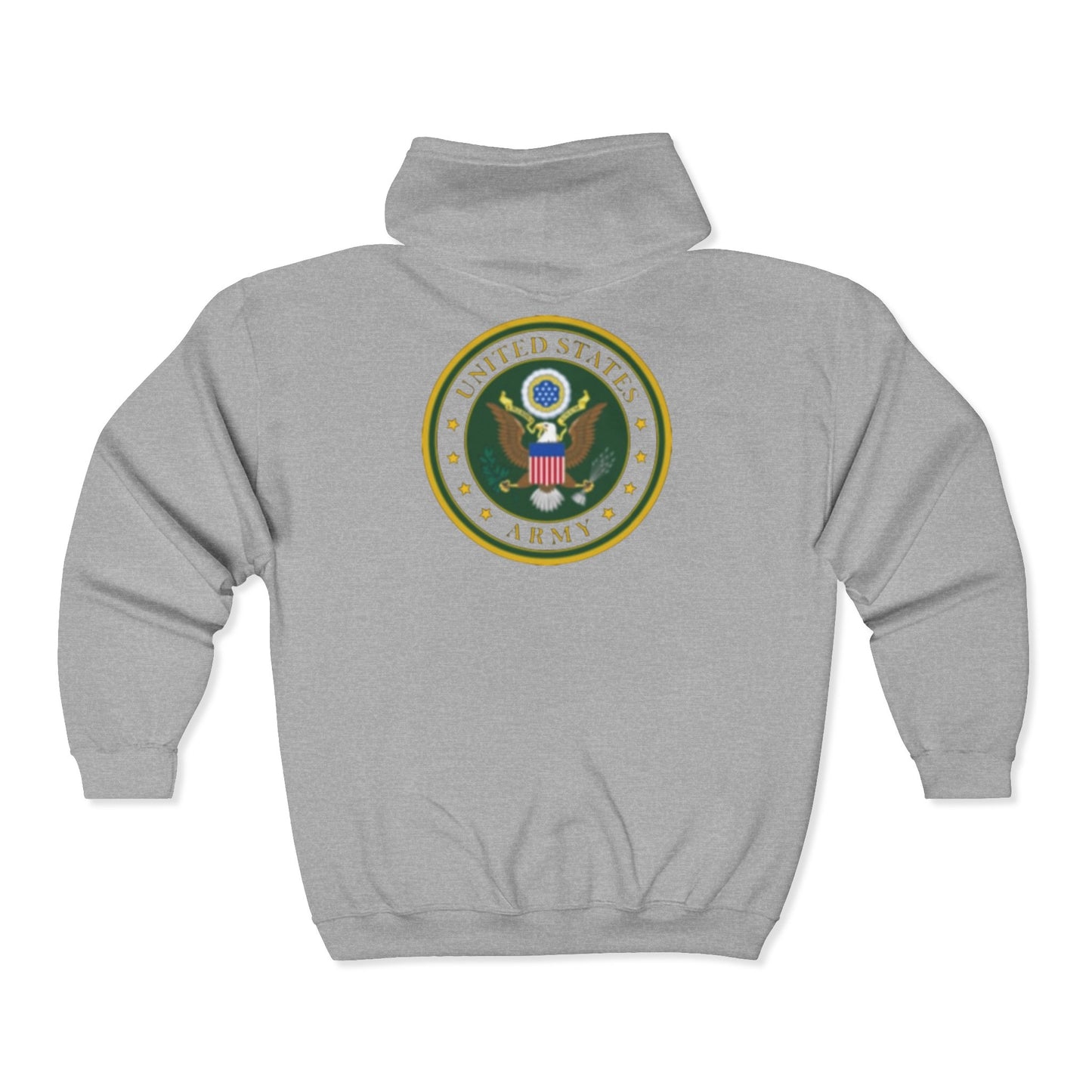 US Army Unisex Full Zip Hoodie