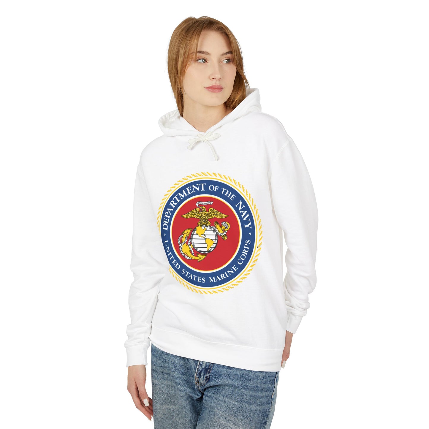 US Marine Corps Unisex Lightweight Hoodie