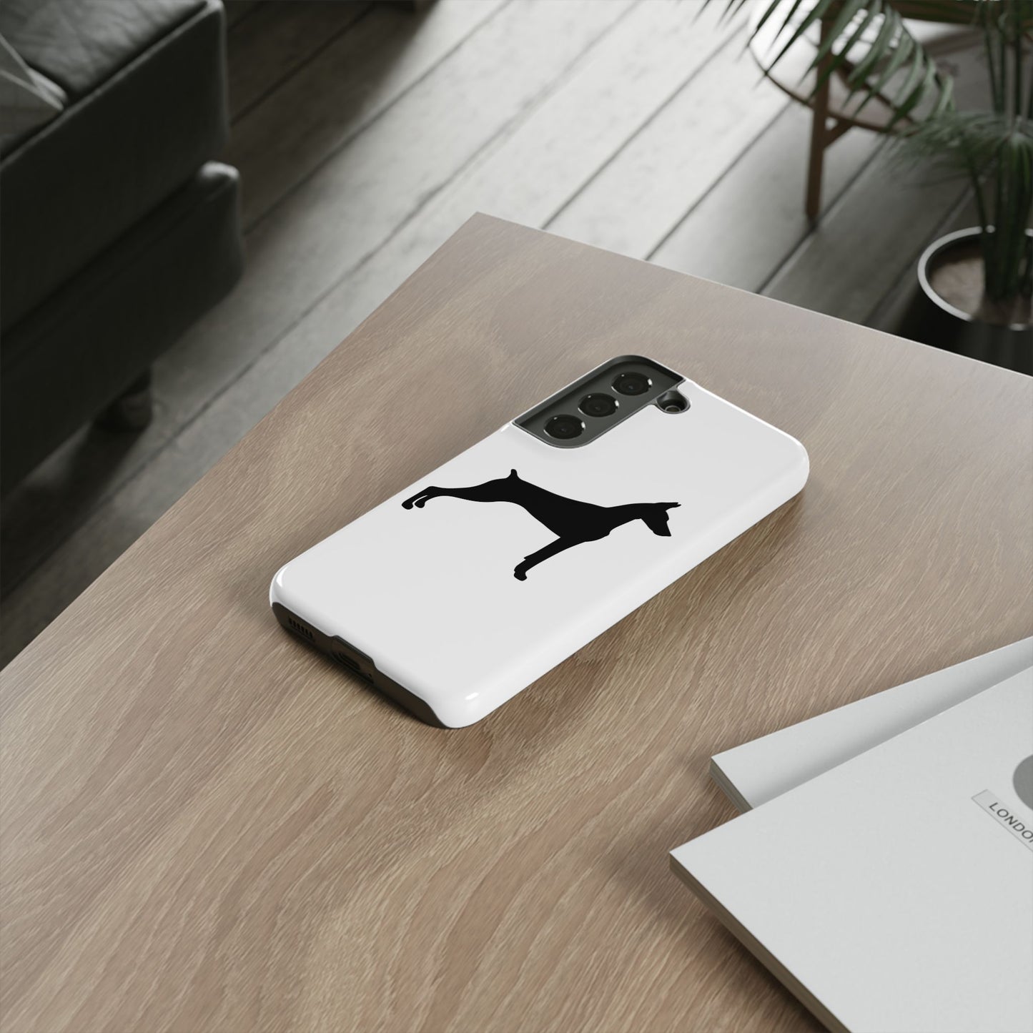Doberman Silhouette Samsung Case