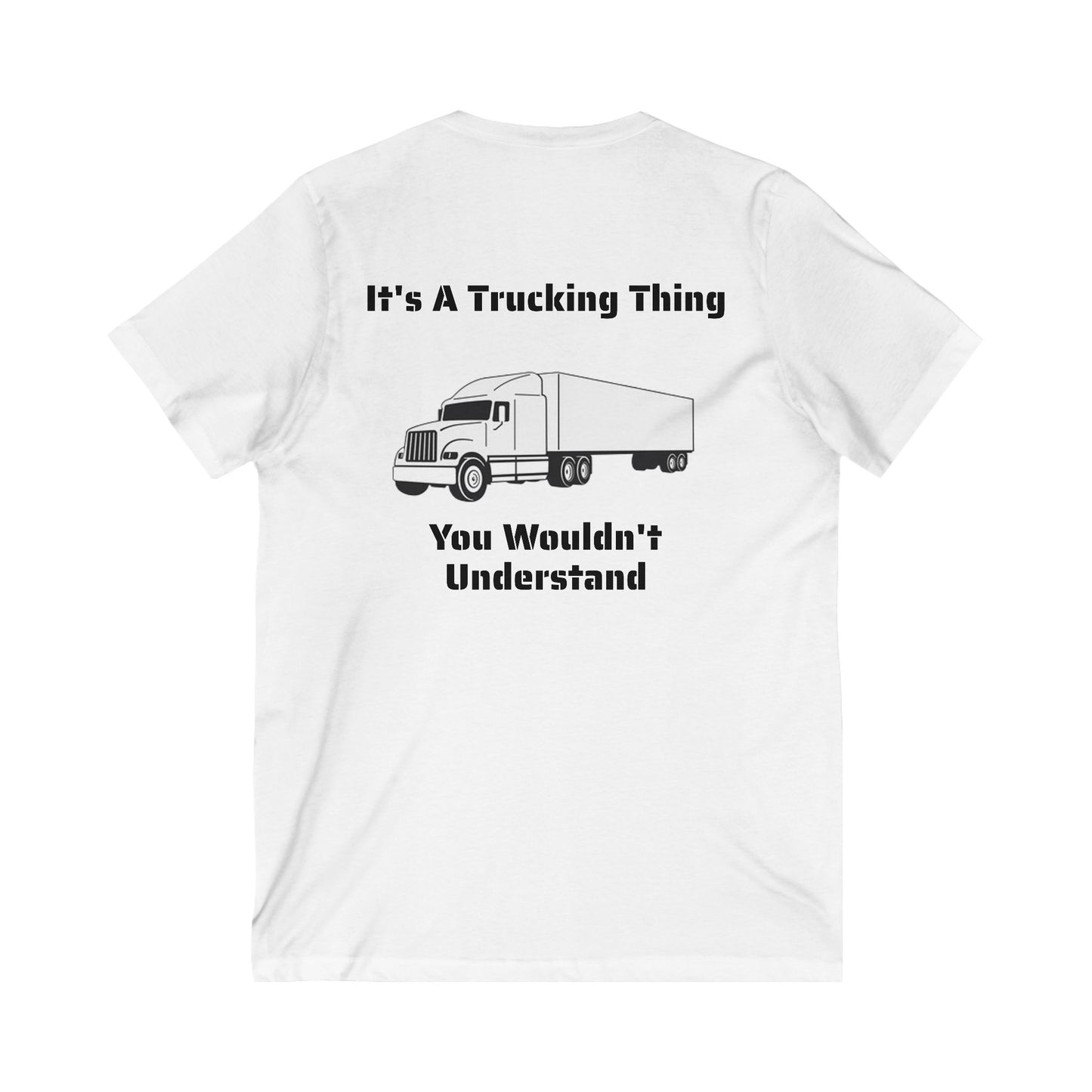 Trucking Thing Unisex Short Sleeve V-Neck Tee