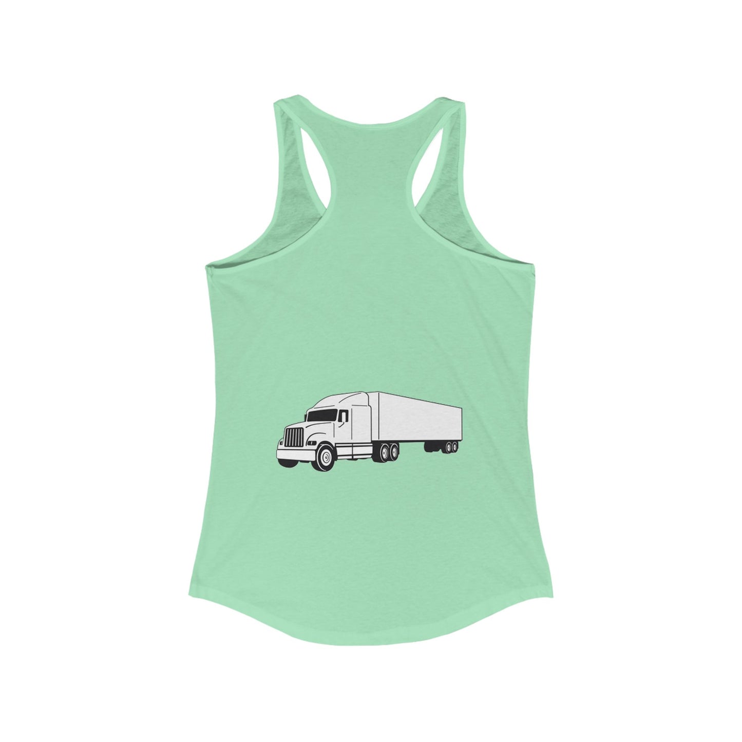 Semi Truck Women's Racerback Tank