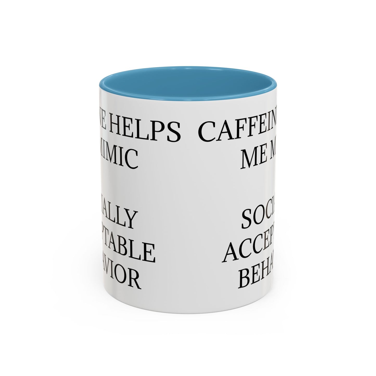 Socially Acceptable 2-Tone Coffee Mug
