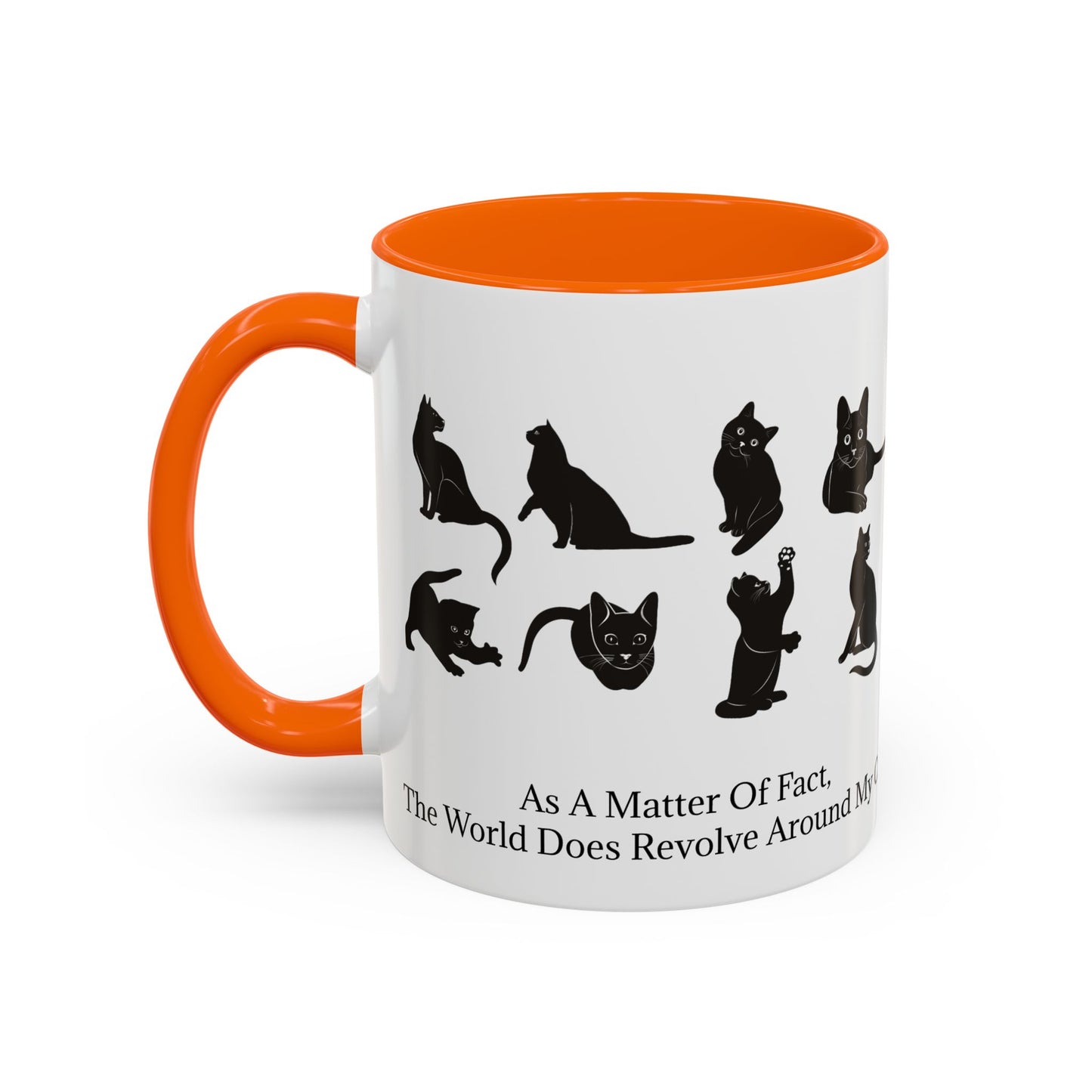 Matter Of Fact Cat 2-Tone Coffee Mug