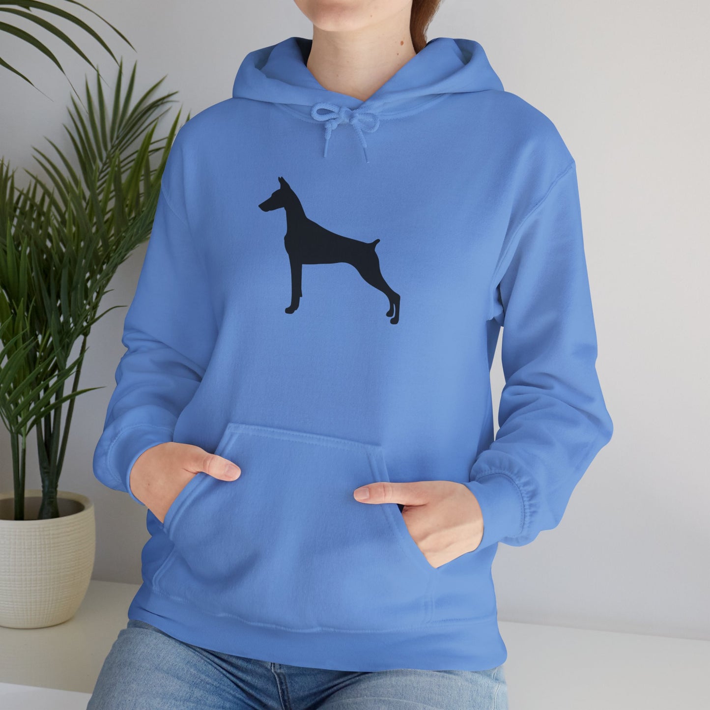 Doberman Silhouette Unisex Hoodie