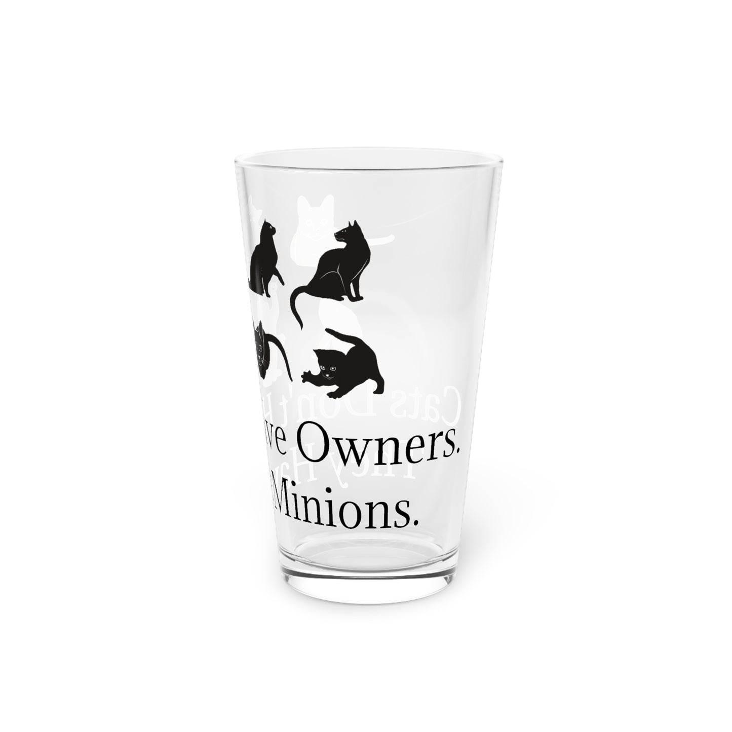 Cat Minions Drinking Glass