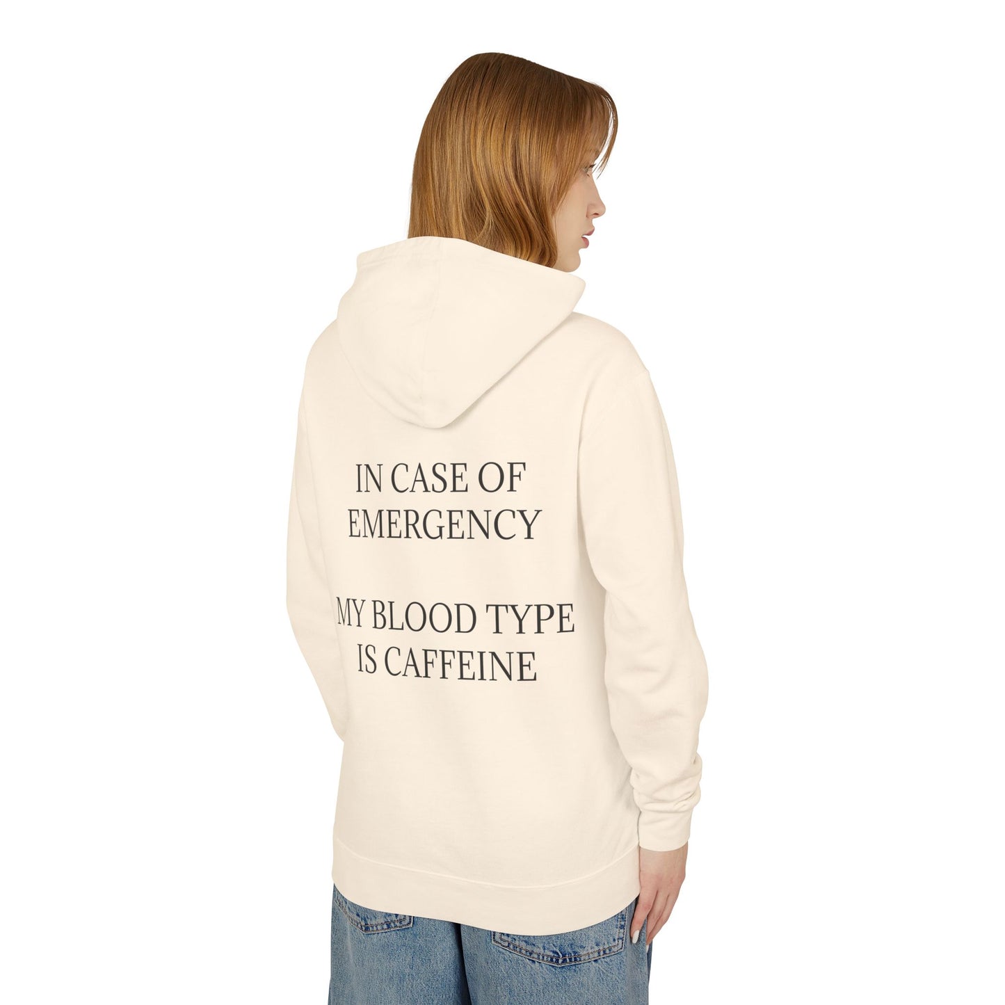 Blood Type Unisex Lightweight Hoodie