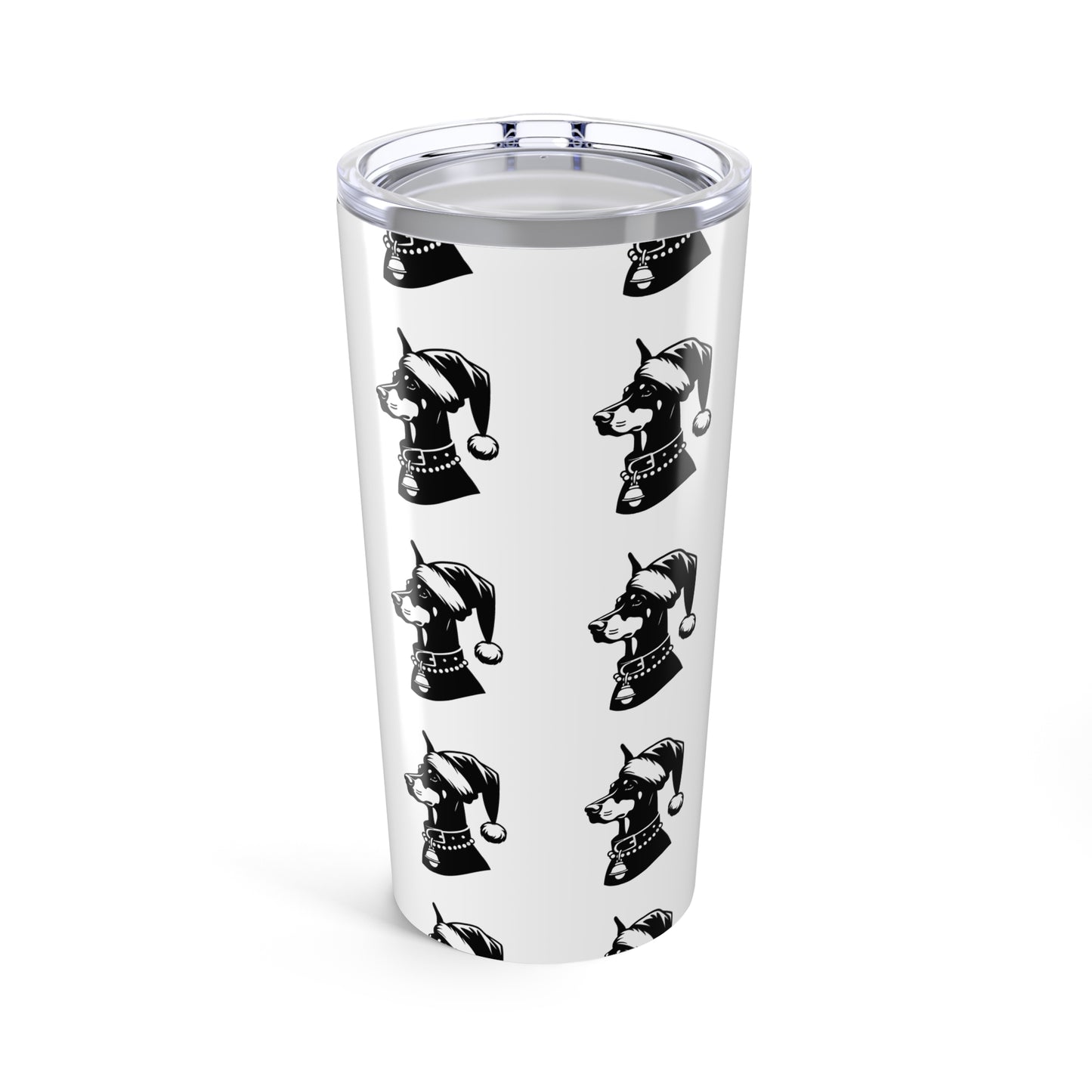 Santa Paws Doberman Tumbler
