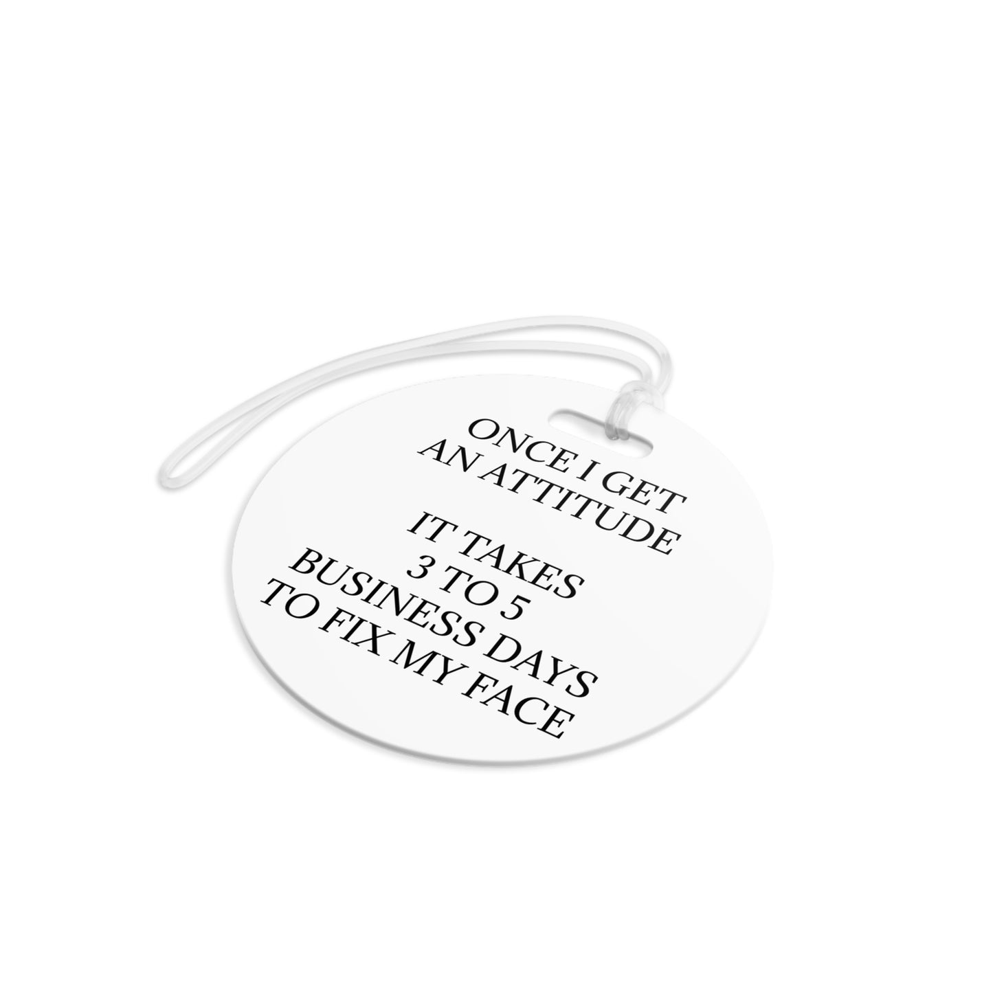 Fix My Face Luggage Tag