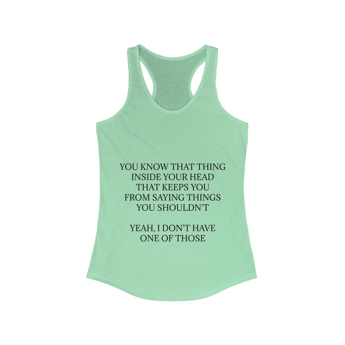 No Filter Women's Racerback Tank