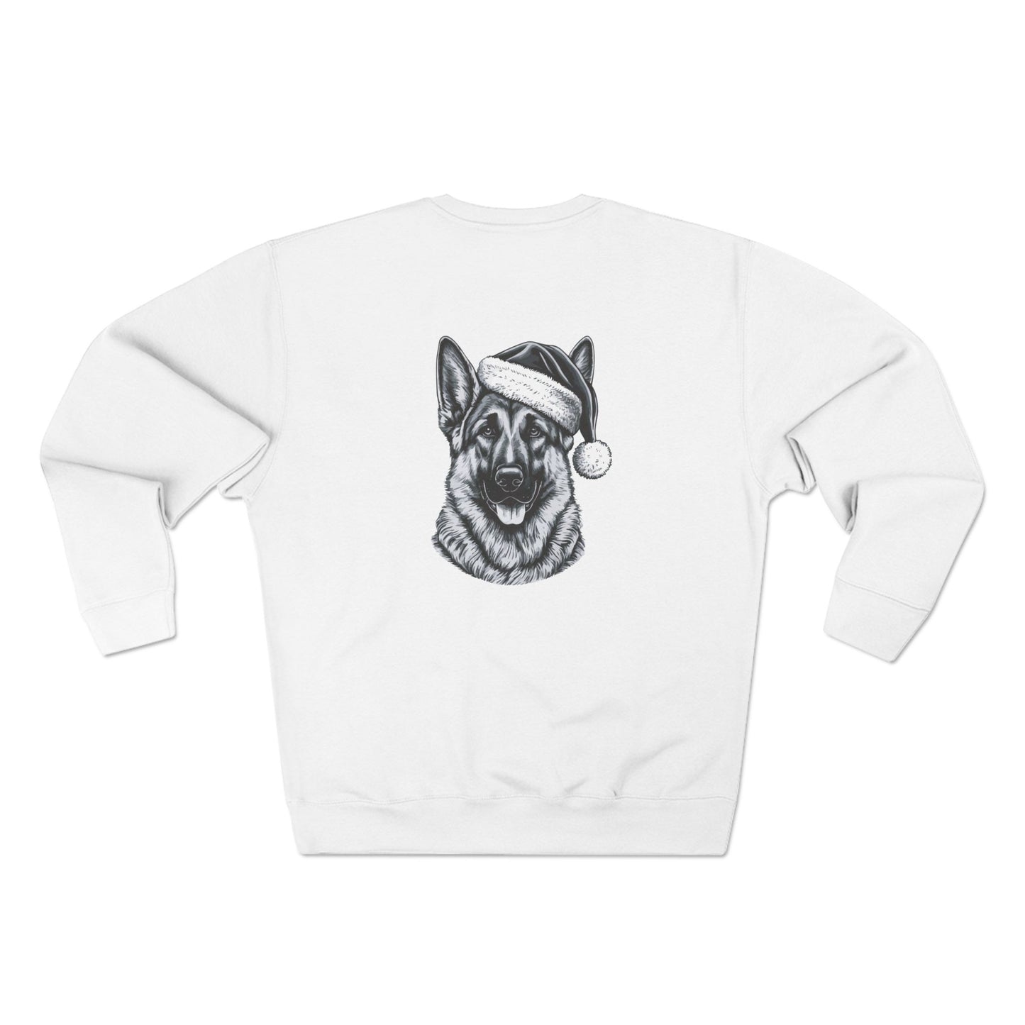 Santa Paws German Shepherd Unisex Crewneck Sweatshirt