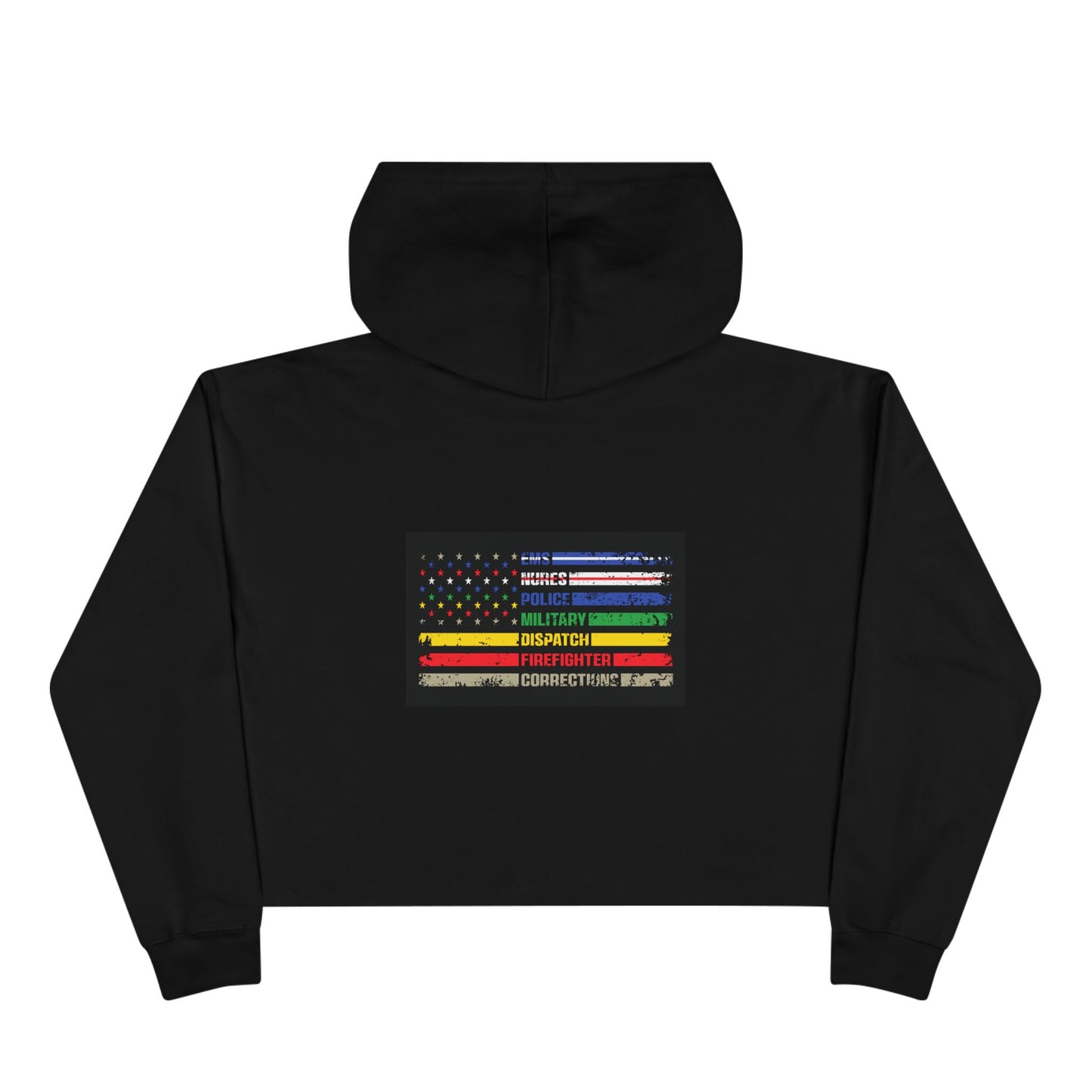 First Responder Women's Crop Hoodie