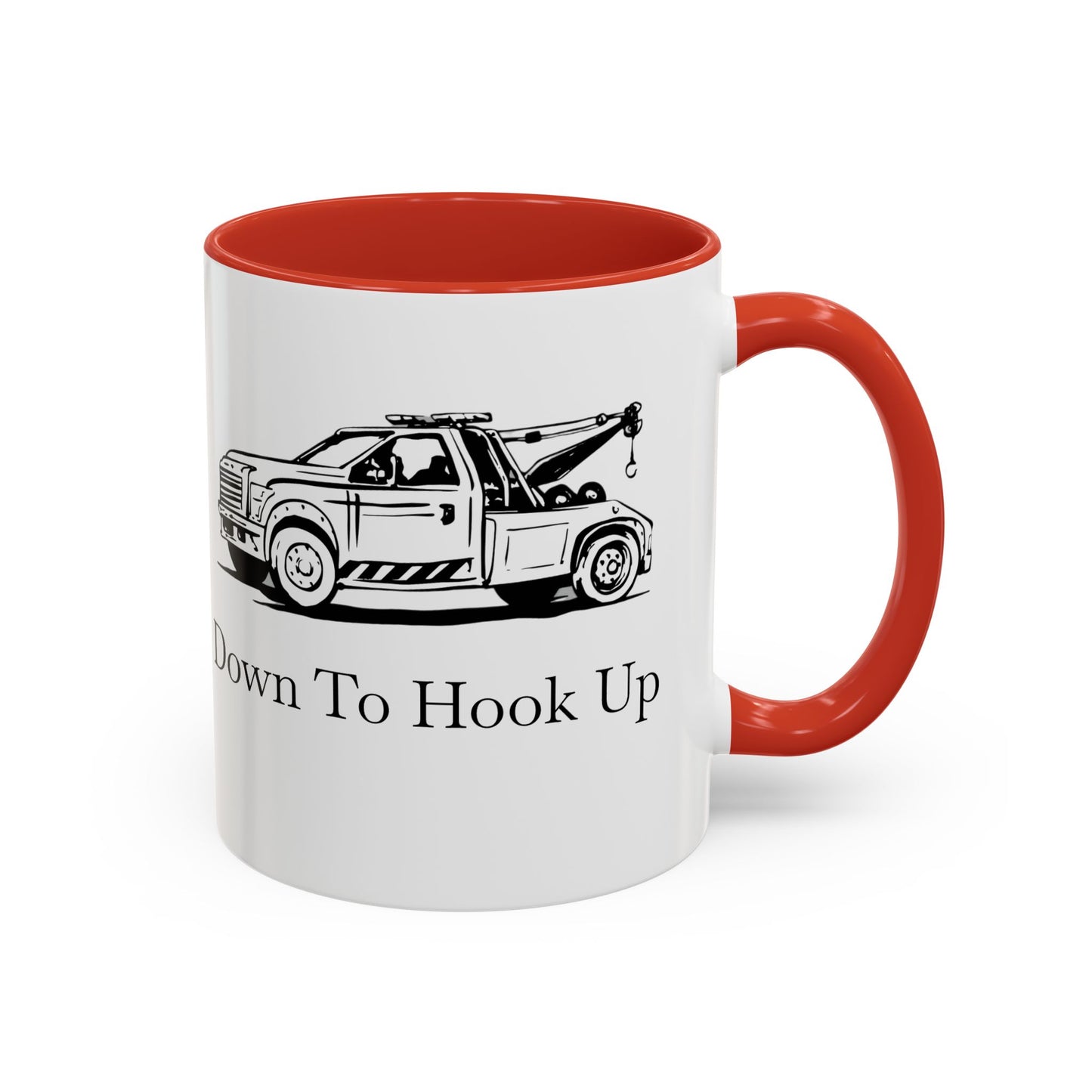 Down To Hook Up 2-Tone Coffee Mug