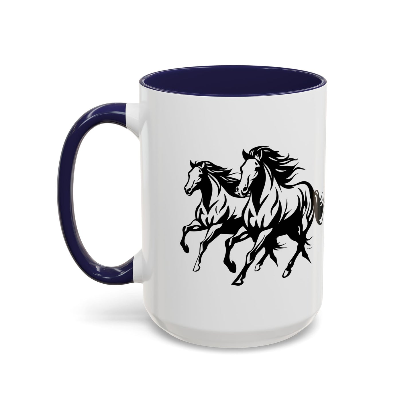 Horsin' Around 2-Tone Coffee Mug