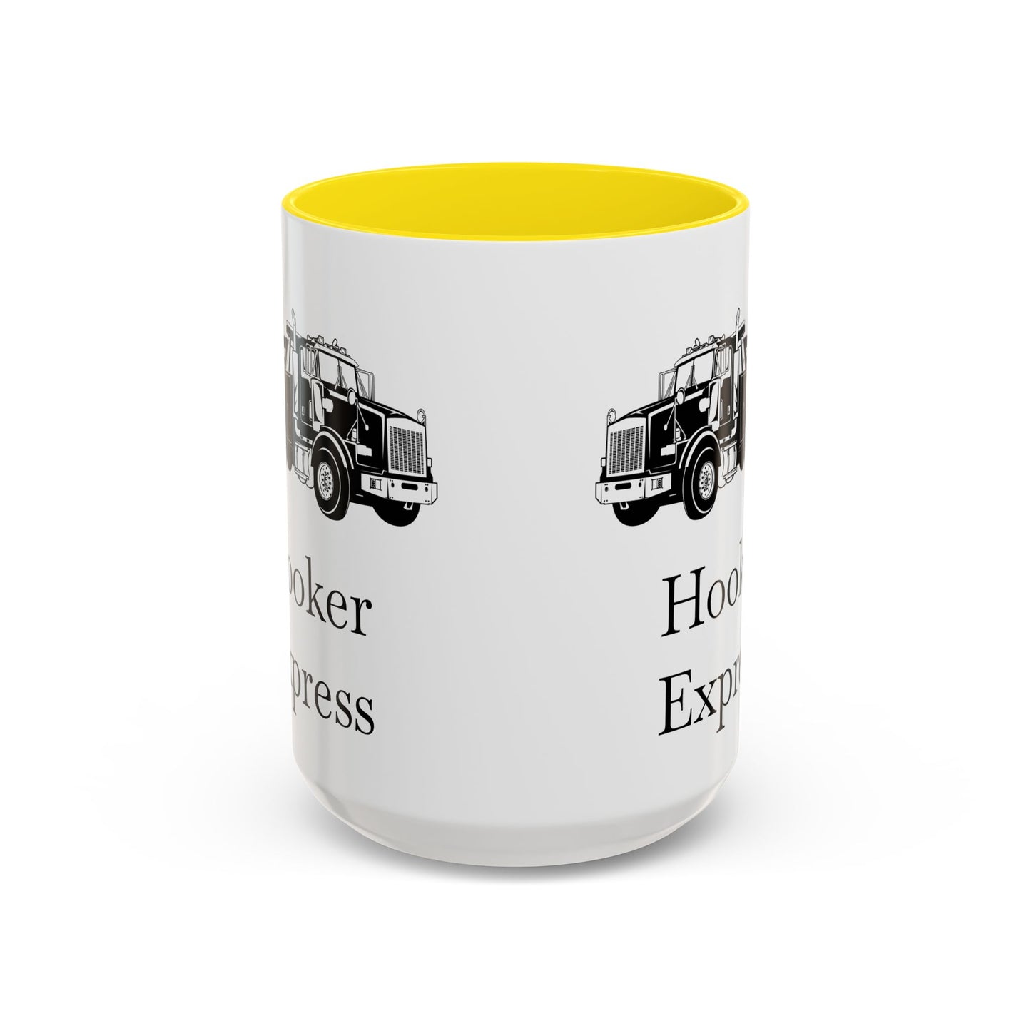 H**ker Express Heavy Tow Truck 2-Tone Coffee Mug