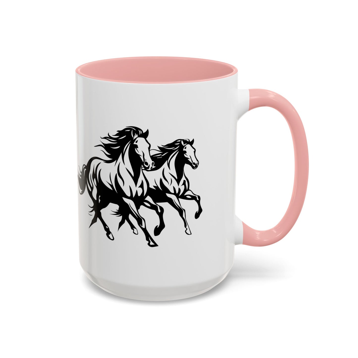 Horsin' Around 2-Tone Coffee Mug