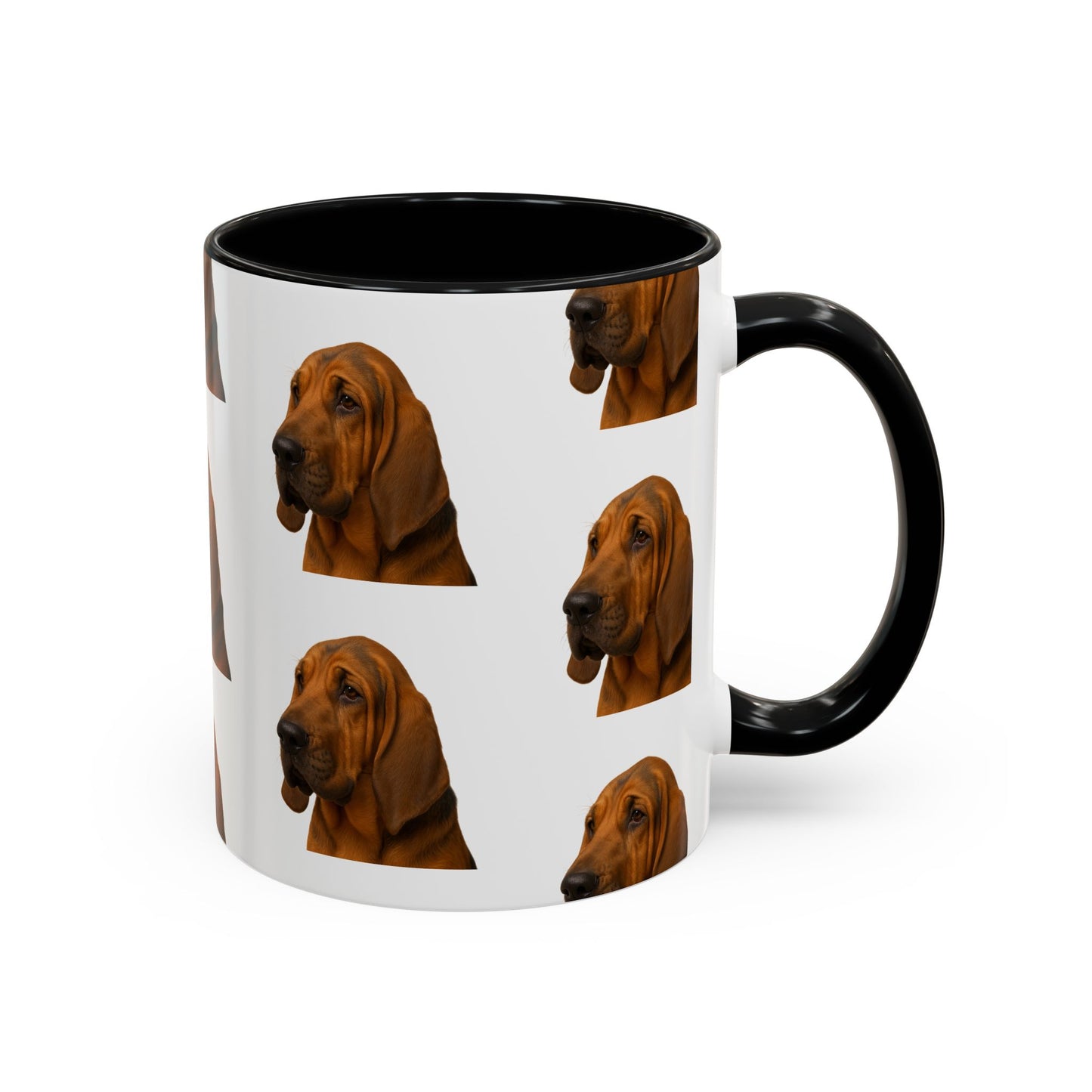 Bloodhound Head 2-Tone Coffee Mug