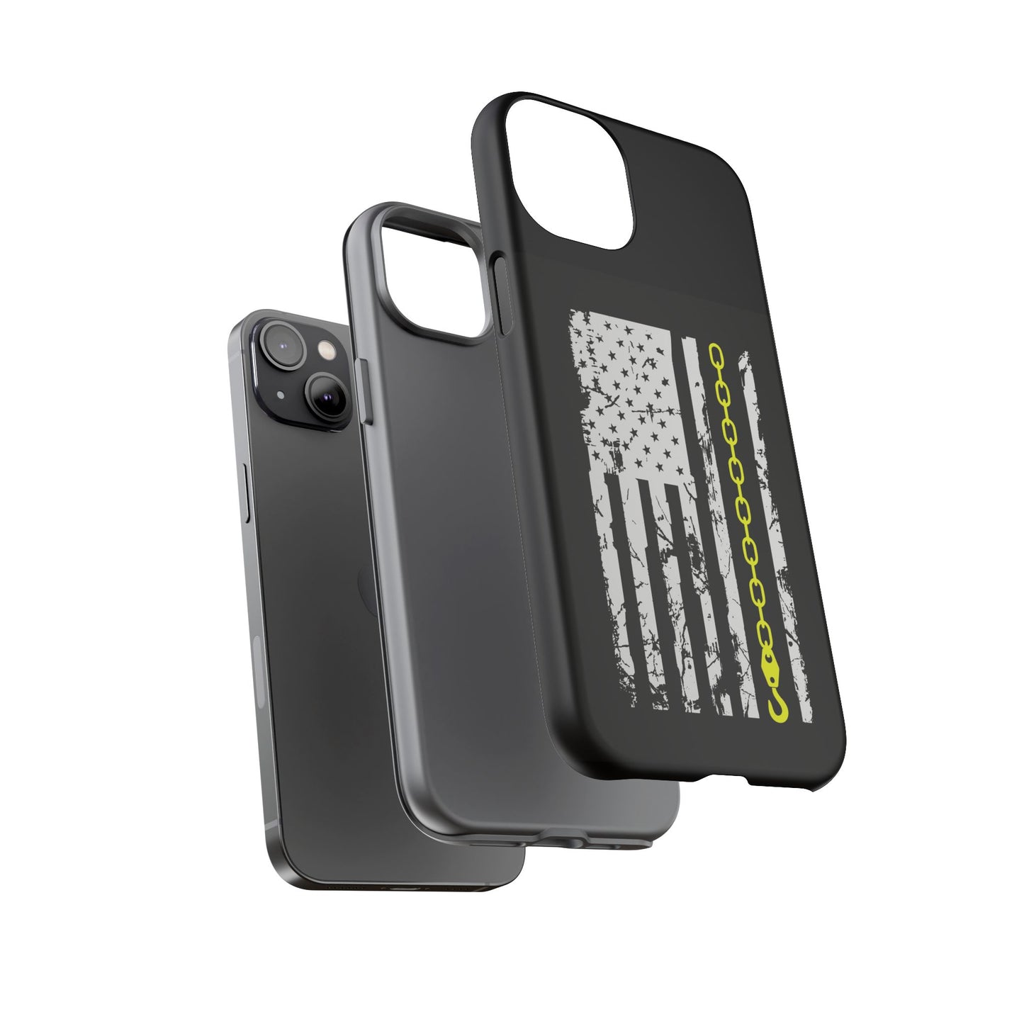 Thin Yellow Line iPhone Case