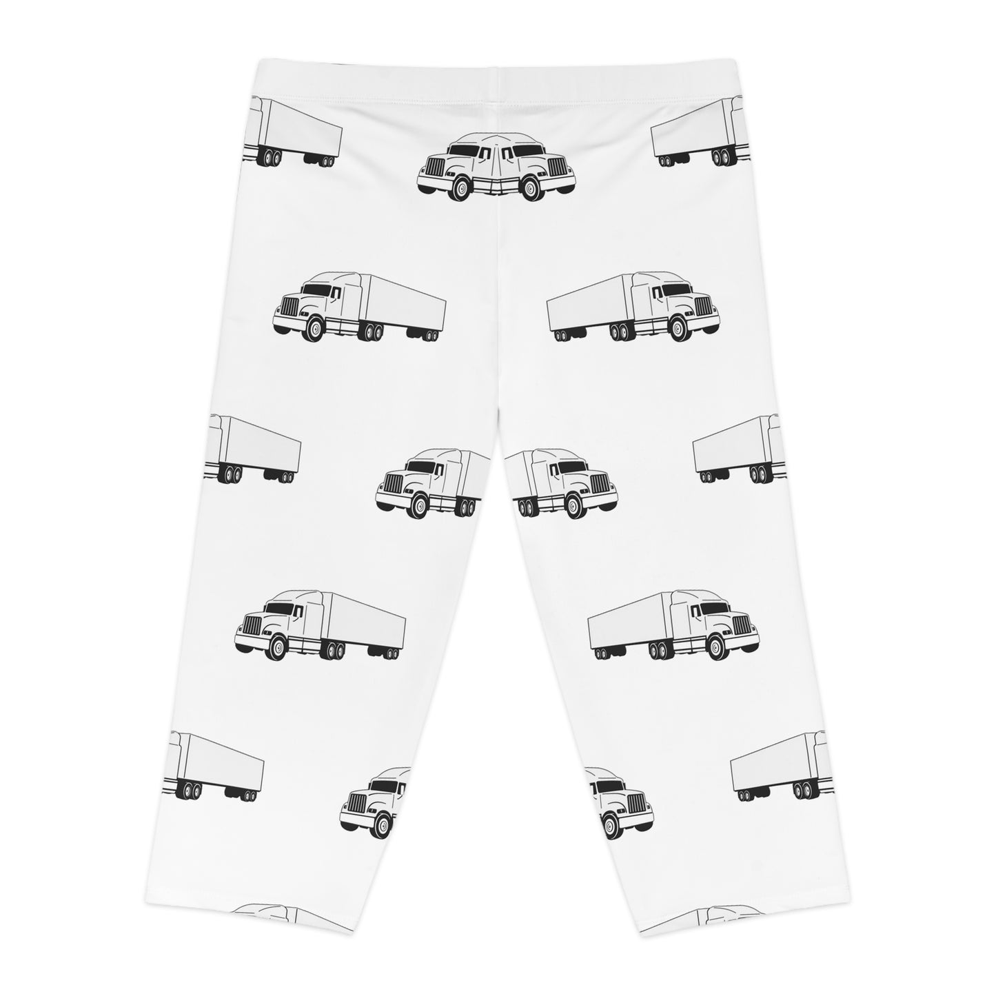 Semi Truck Women's Capri Leggings