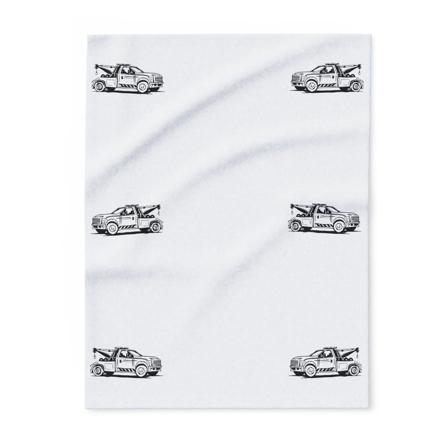 Wheel Lift Tow Truck Arctic Fleece Blanket