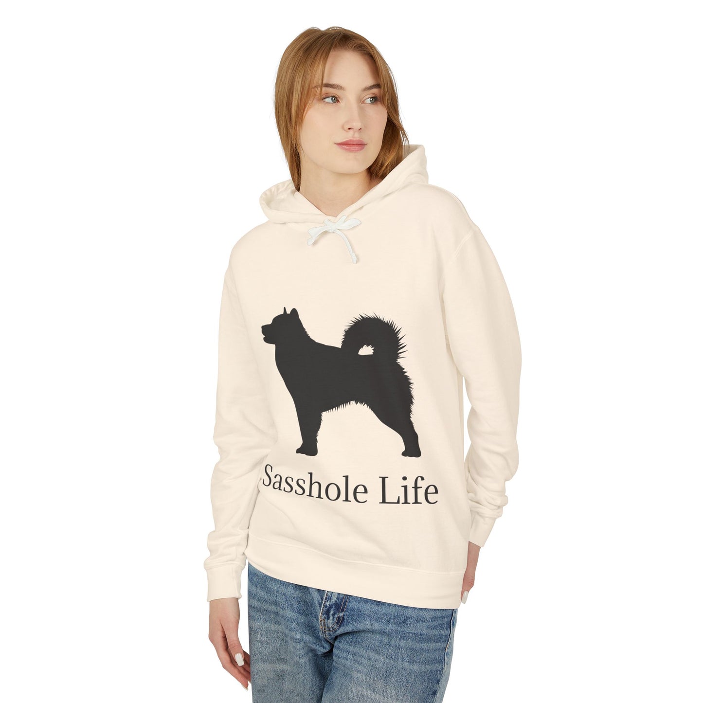 Sasshole Life Unisex Lightweight Hoodie