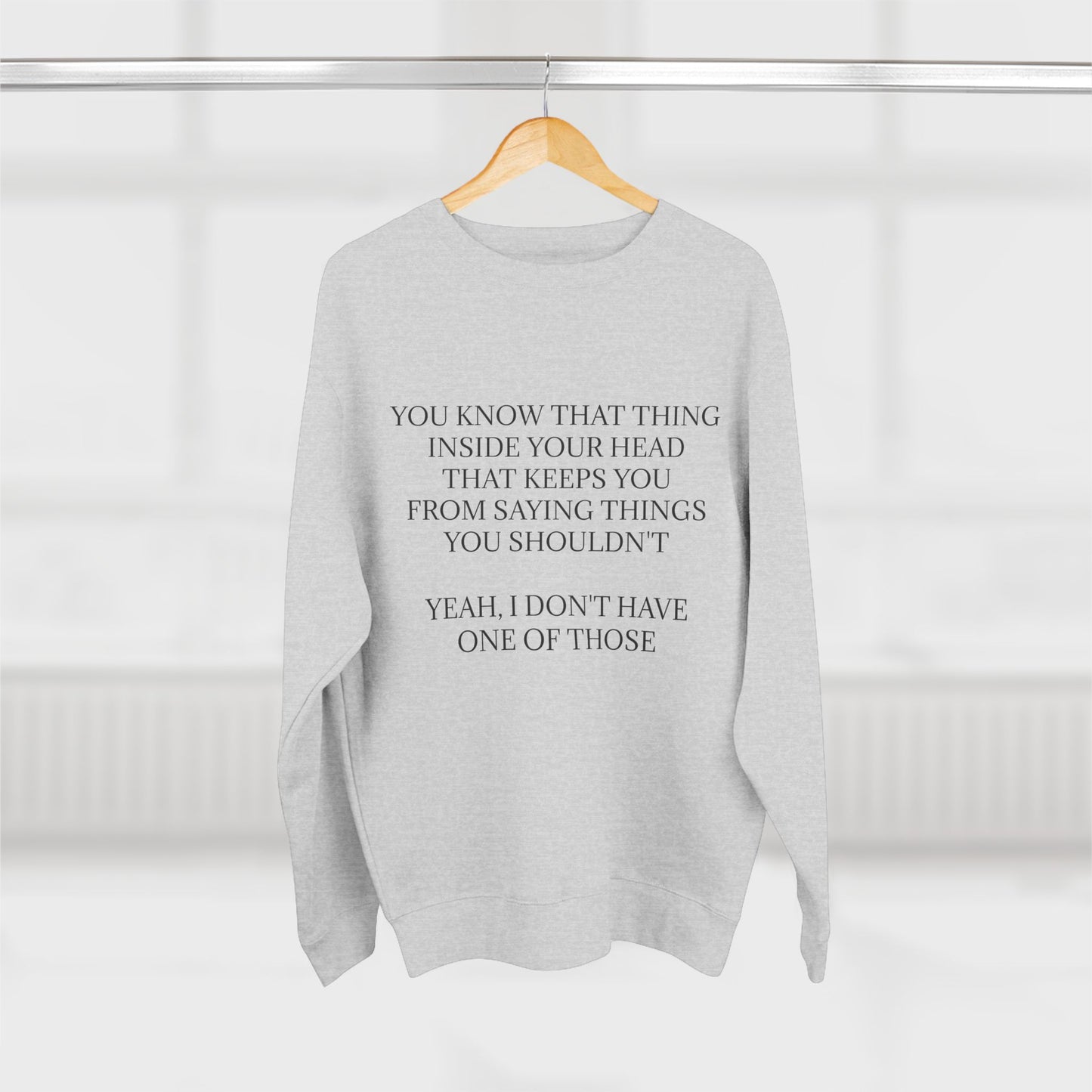 No Filter Unisex Crewneck Sweatshirt