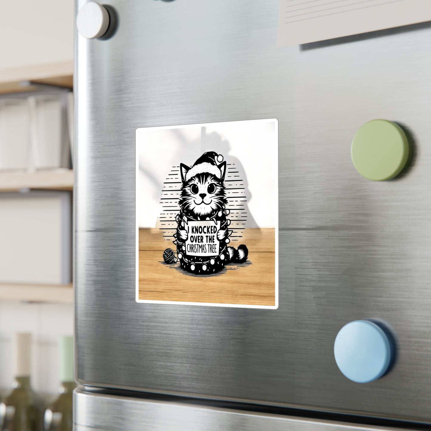 Naughty Cat Vinyl Decal