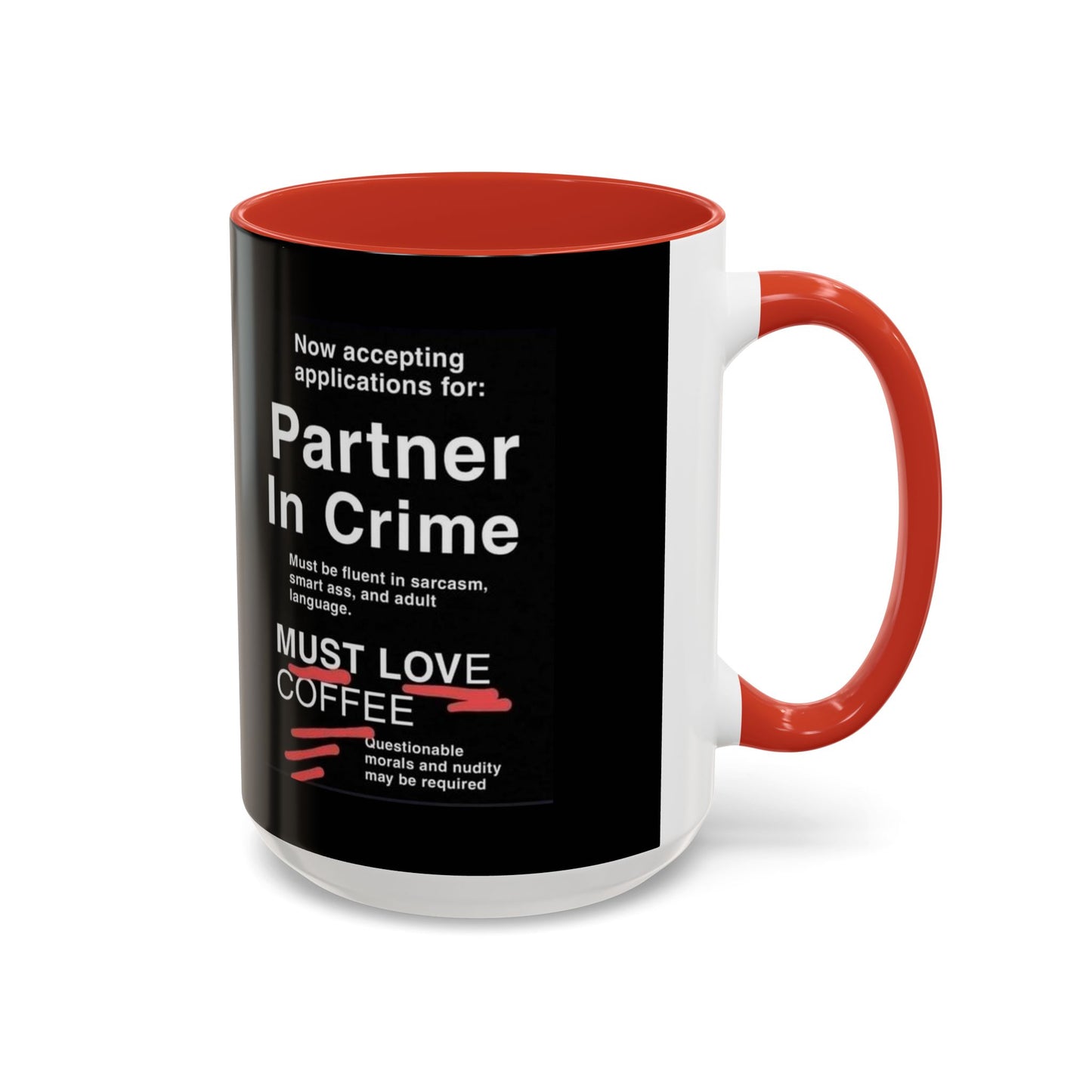 Partner In Crime 2-Tone Coffee Mug