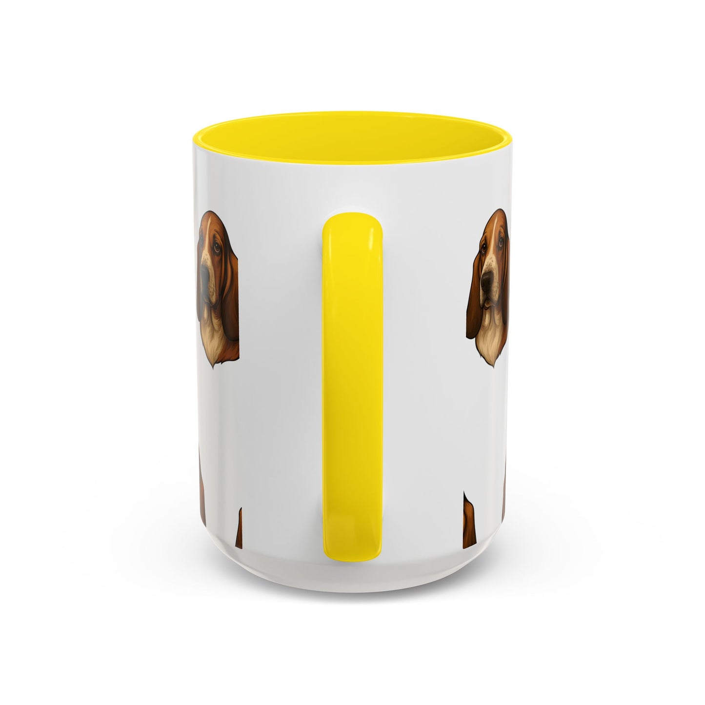 Basset Hound Head 2-Tone Coffee Mug