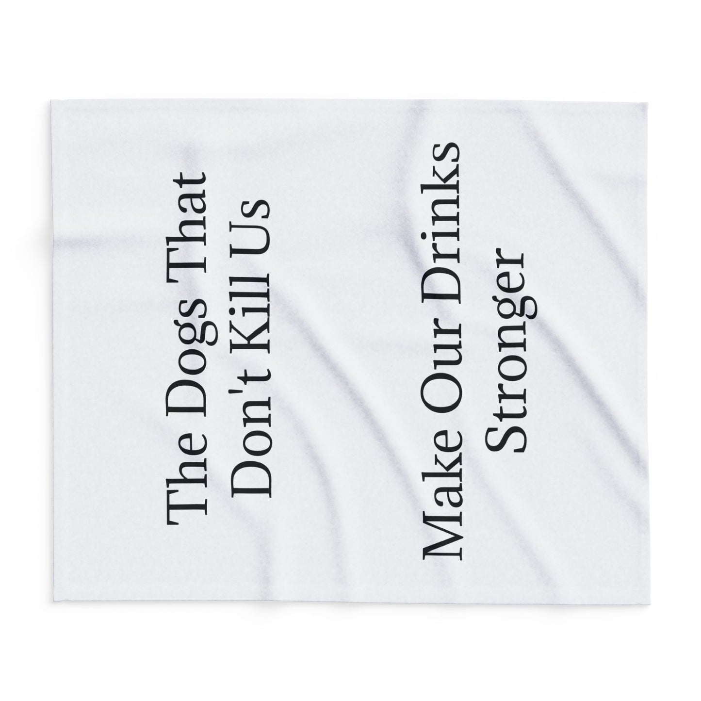Drinks Stronger Arctic Fleece Blanket