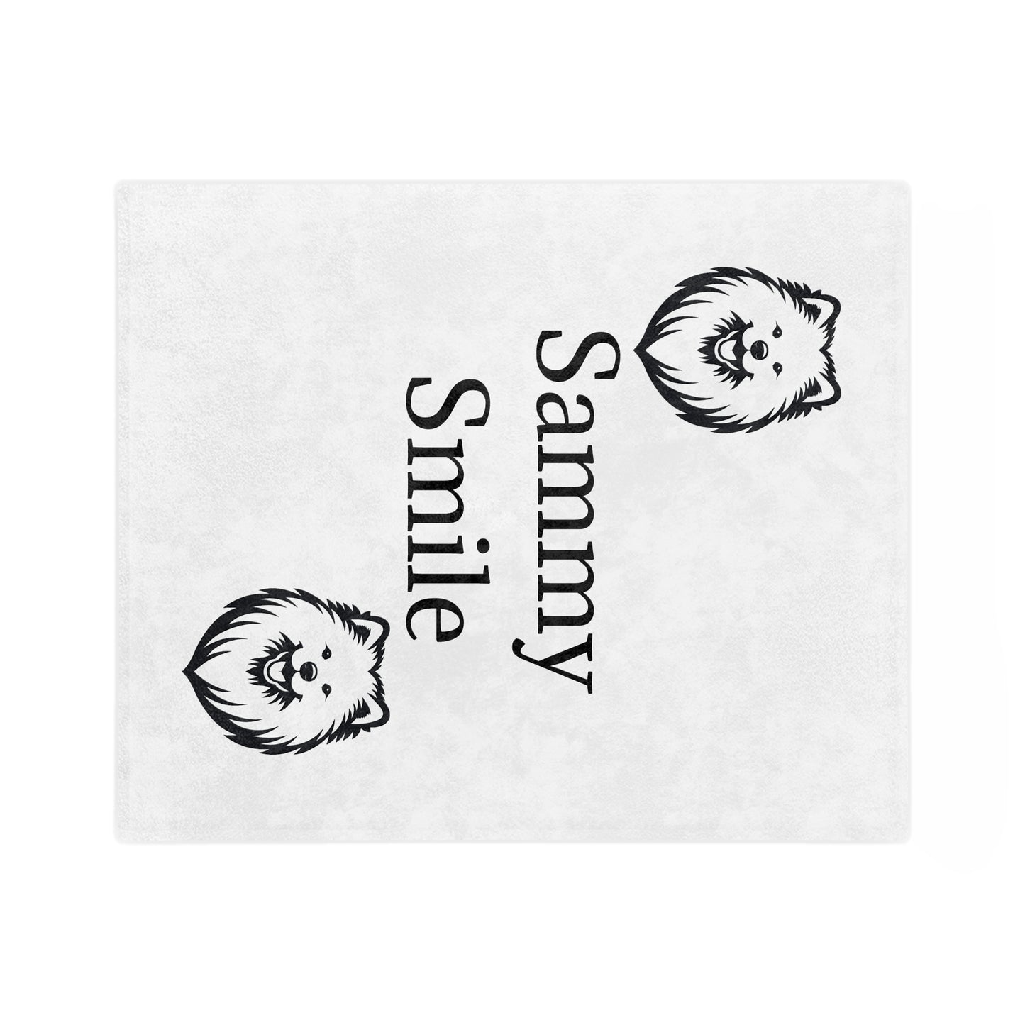 Sammy Smile Velveteen Microfiber Blanket