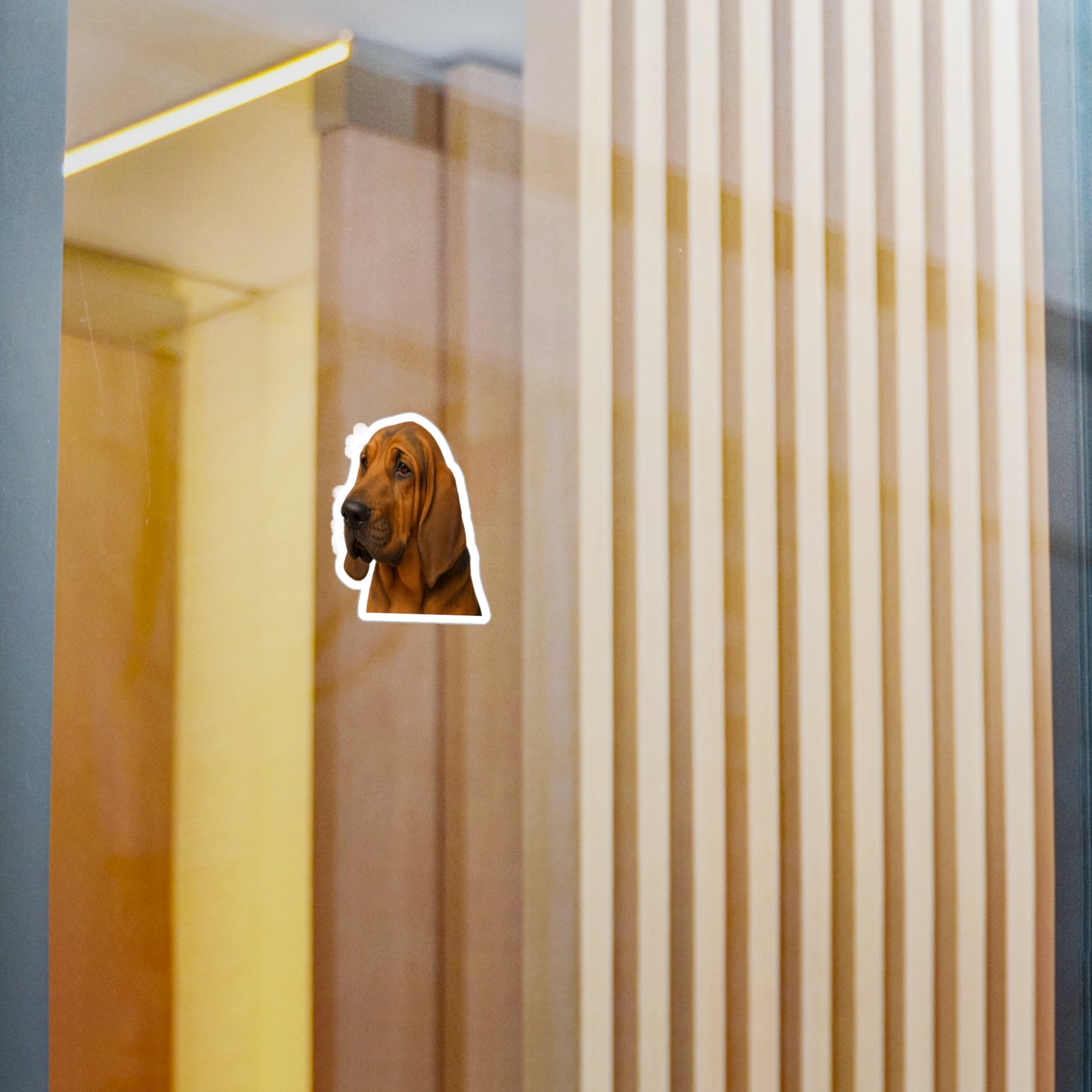 Bloodhound Head Vinyl Decal