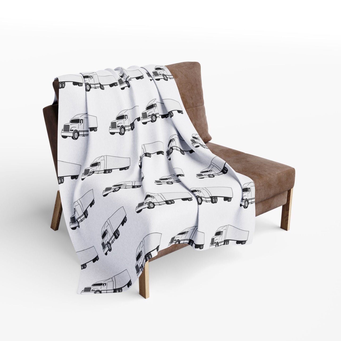 Semi Truck Arctic Fleece Blanket