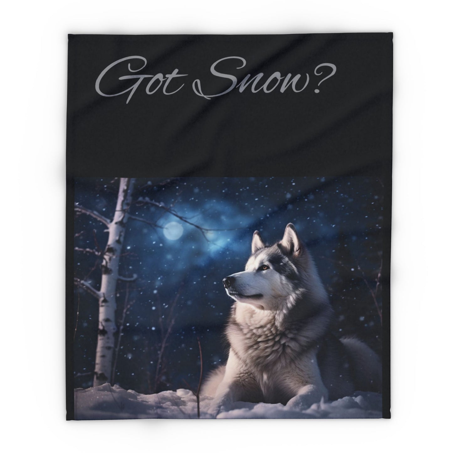 Got Snow? Arctic Fleece Blanket
