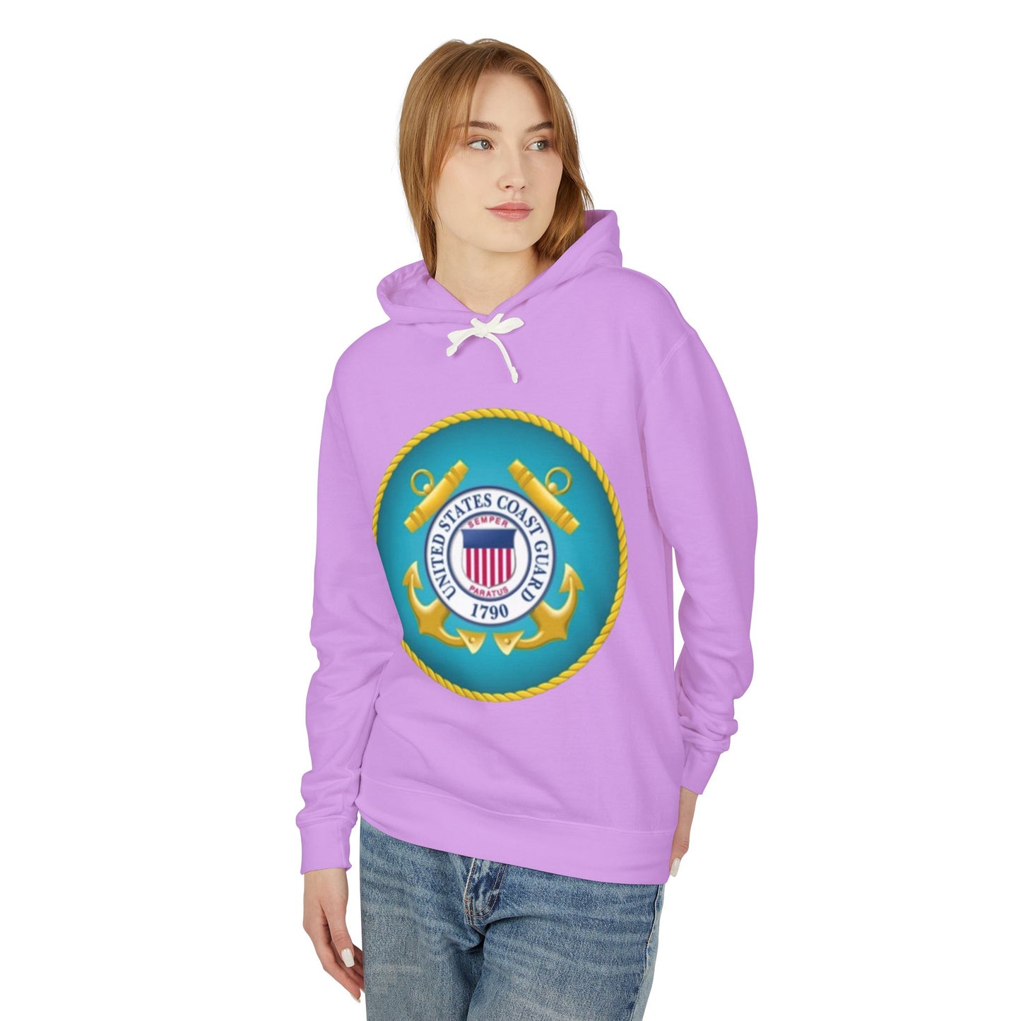 US Coast Guard Unisex Lightweight Hoodie