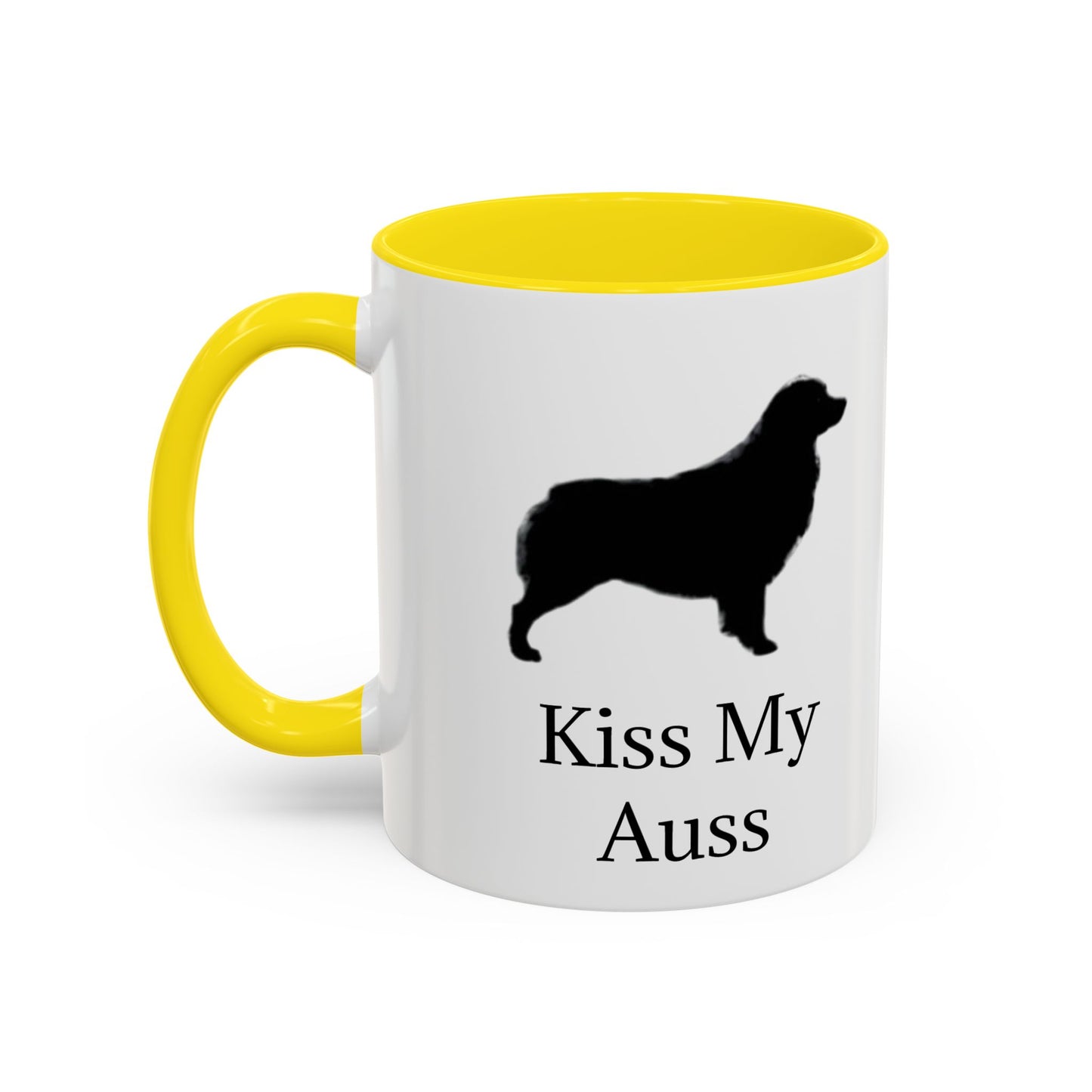 Kiss My Auss 2-Tone Coffee Mug