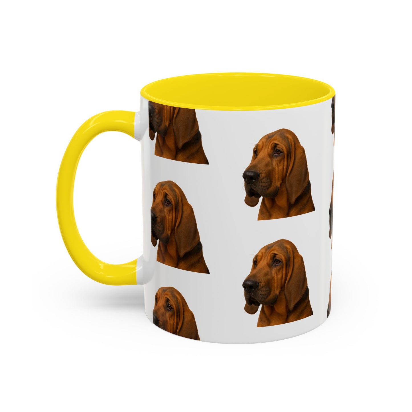 Bloodhound Head 2-Tone Coffee Mug
