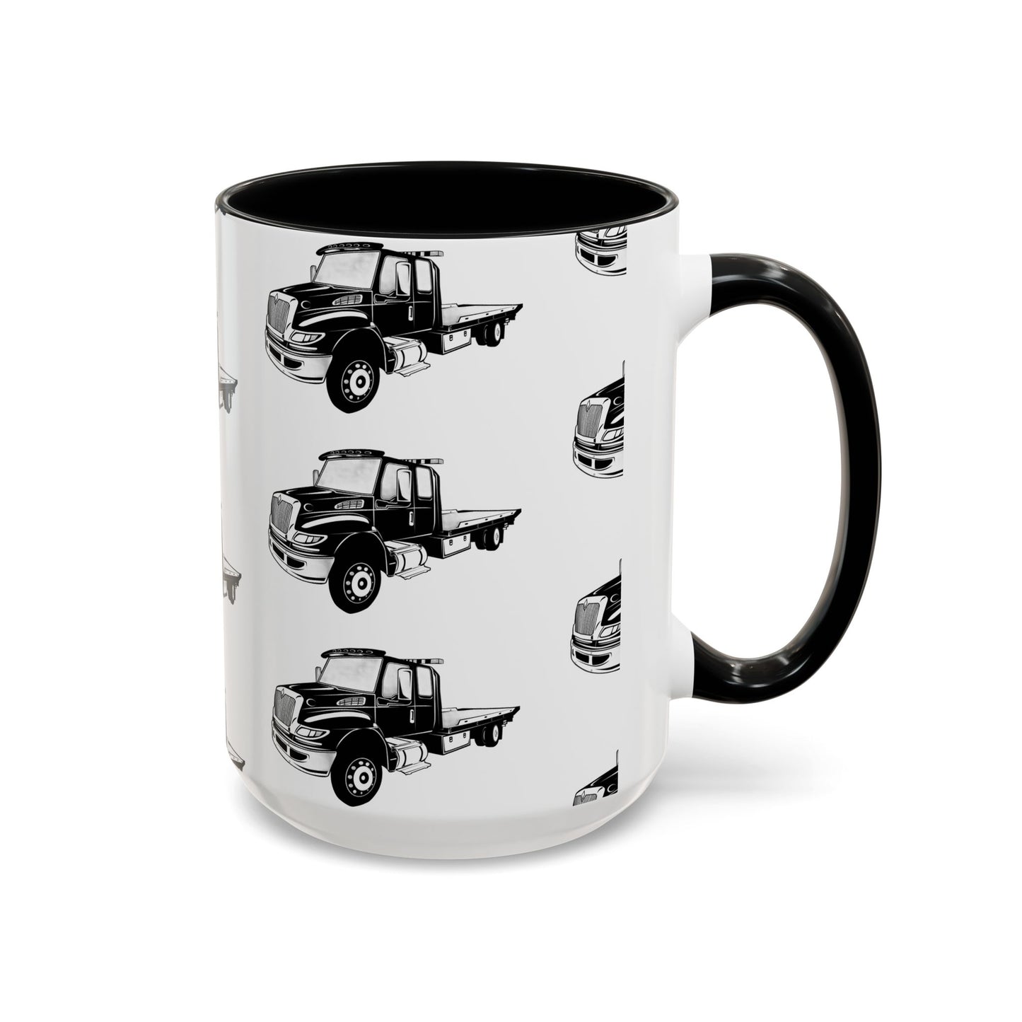 Flatbed Tow Truck 2-Tone Coffee Mug