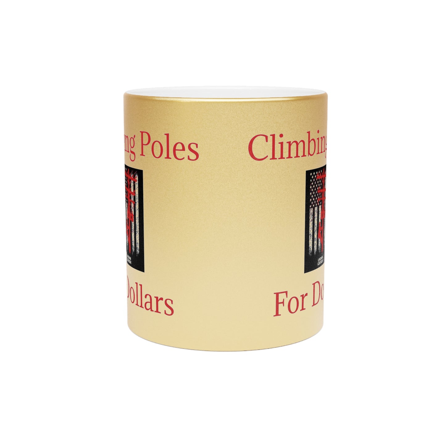 Climbing Poles Metallic Coffee Mug