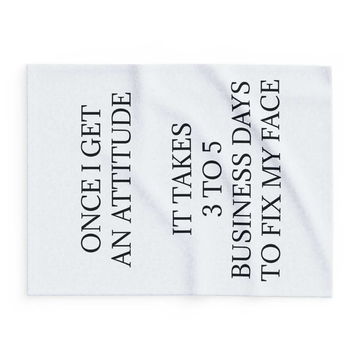 Fix My Face Arctic Fleece Blanket