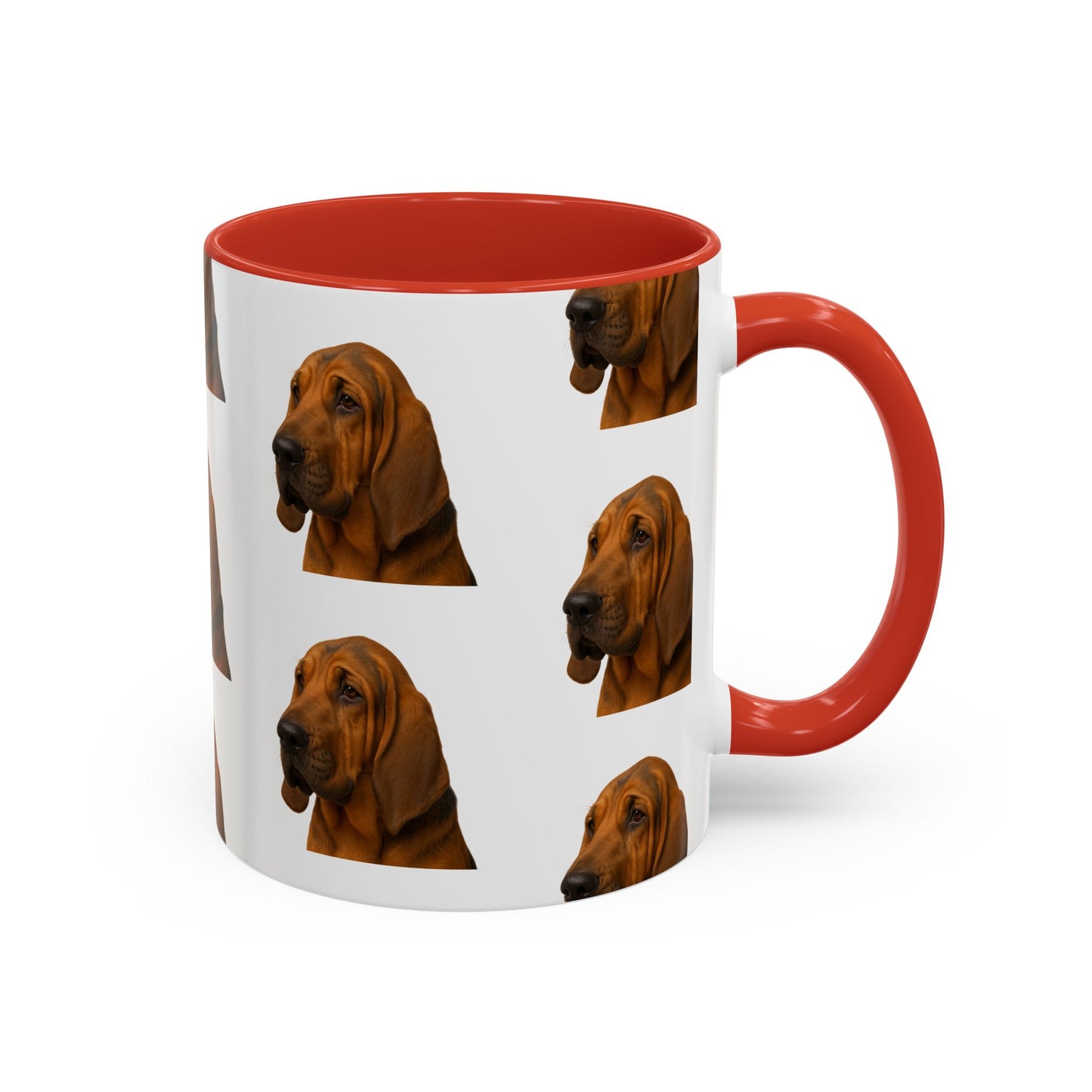 Bloodhound Head 2-Tone Coffee Mug