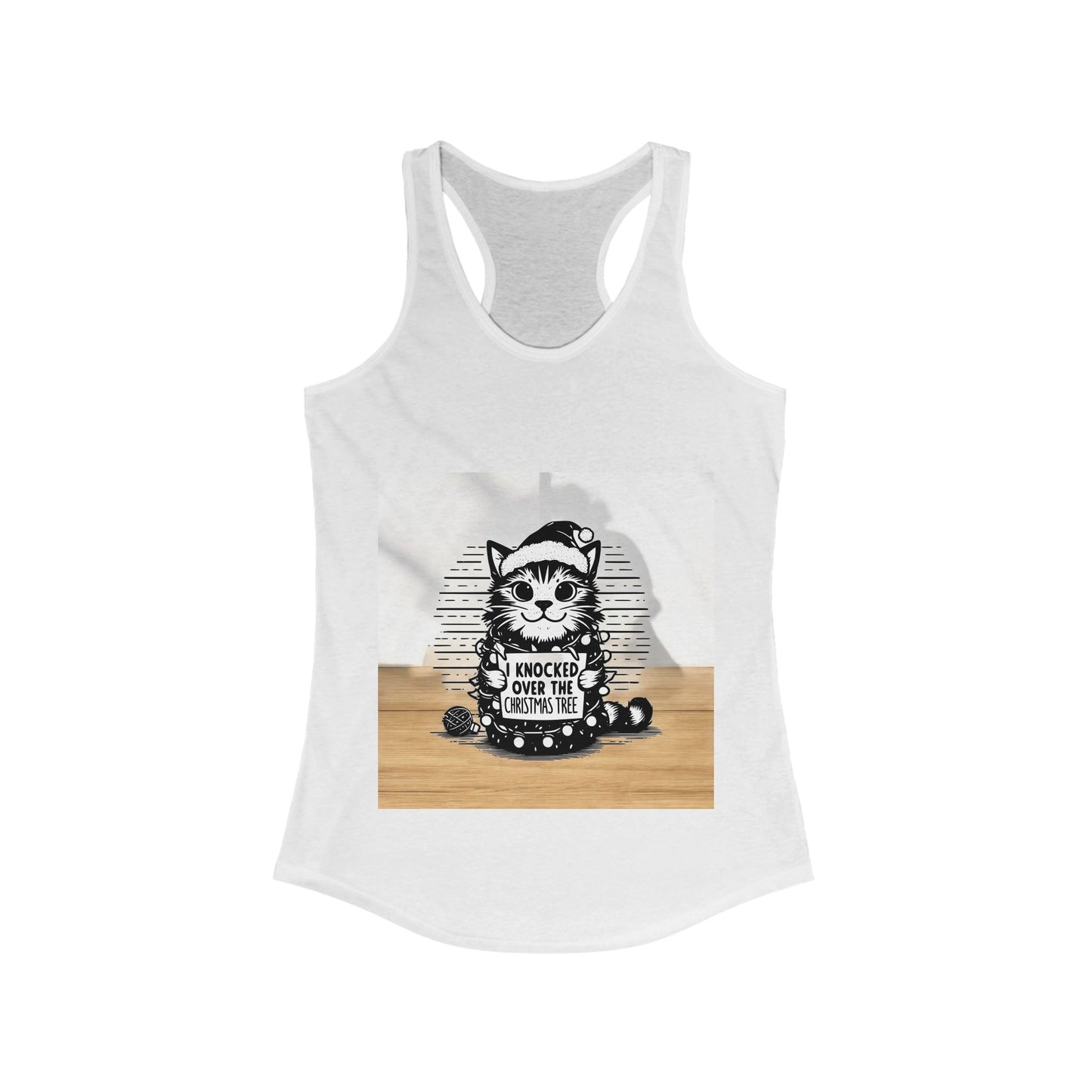 Naughty Cat Women's Racerback Tank