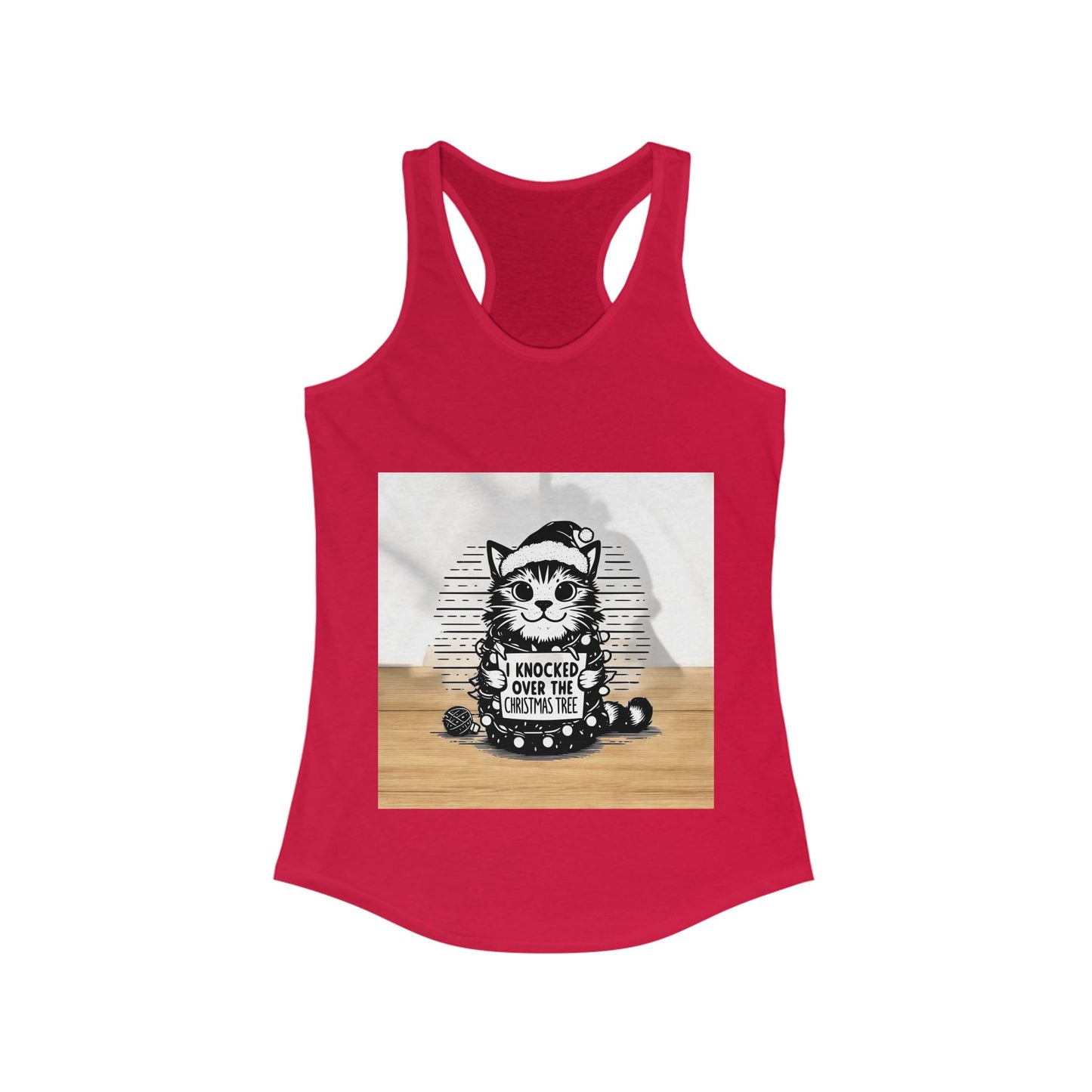 Naughty Cat Women's Racerback Tank