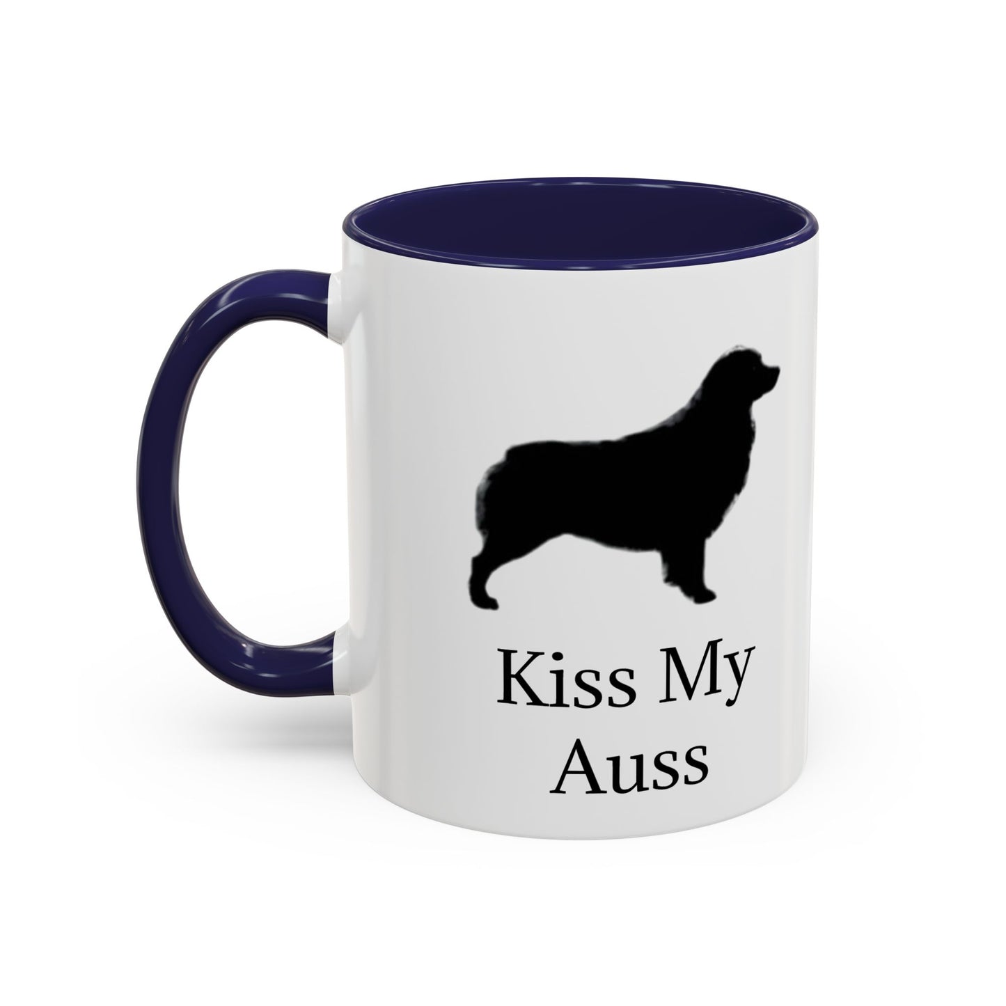 Kiss My Auss 2-Tone Coffee Mug