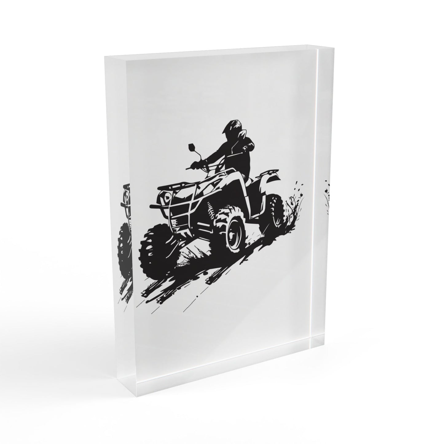 Slingin' Mud Quad Acrylic Photo Block