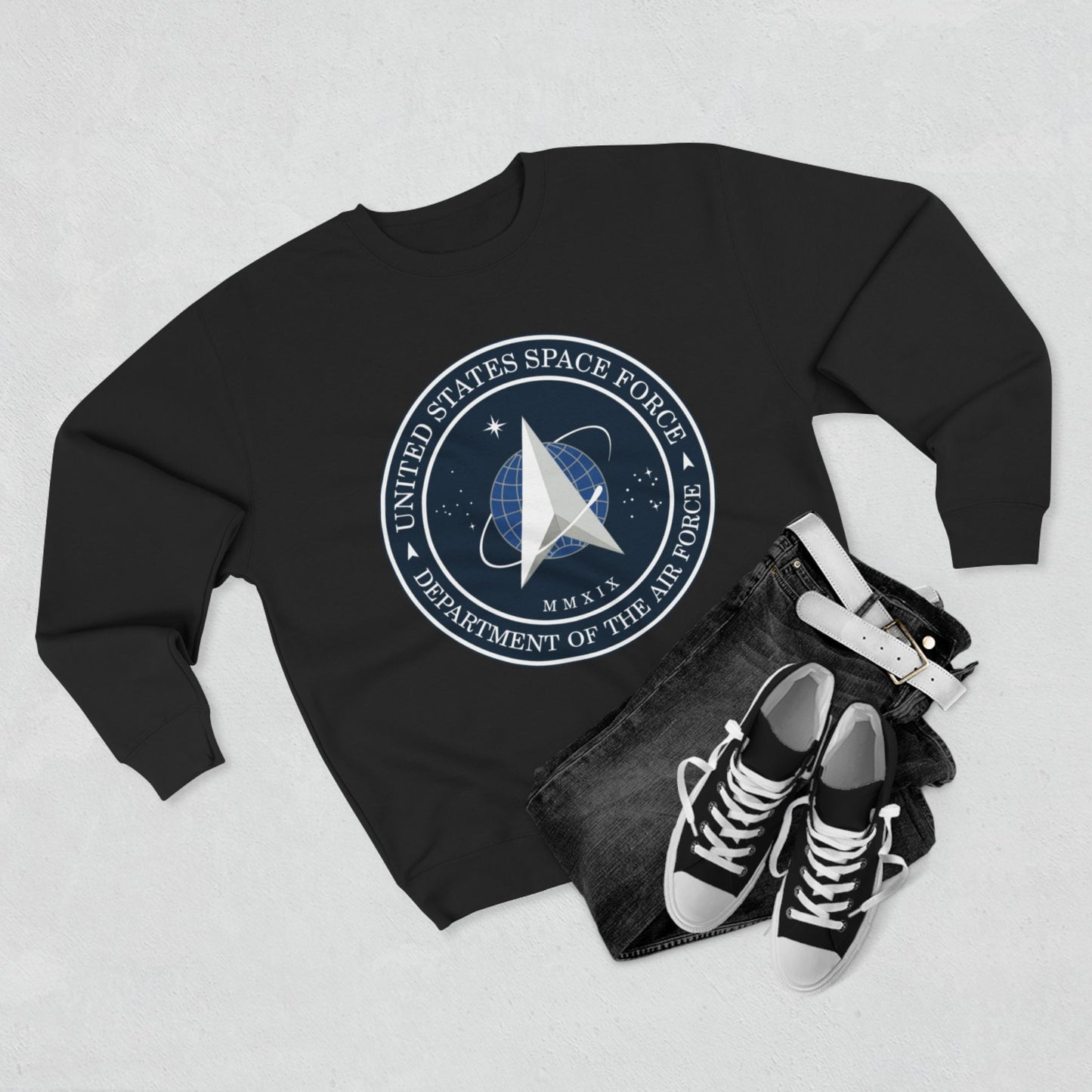 US Space Force Unisex Crewneck Sweatshirt