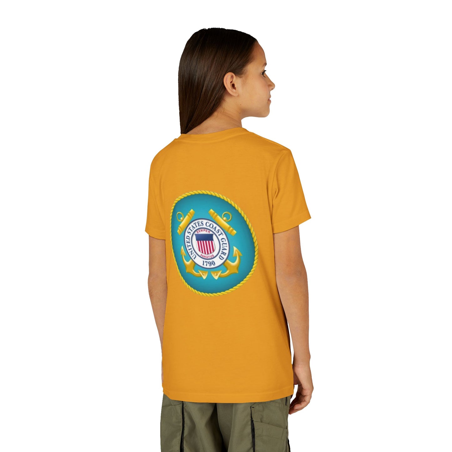US Coast Guard Youth Unisex Short Sleeve Crewneck Tee